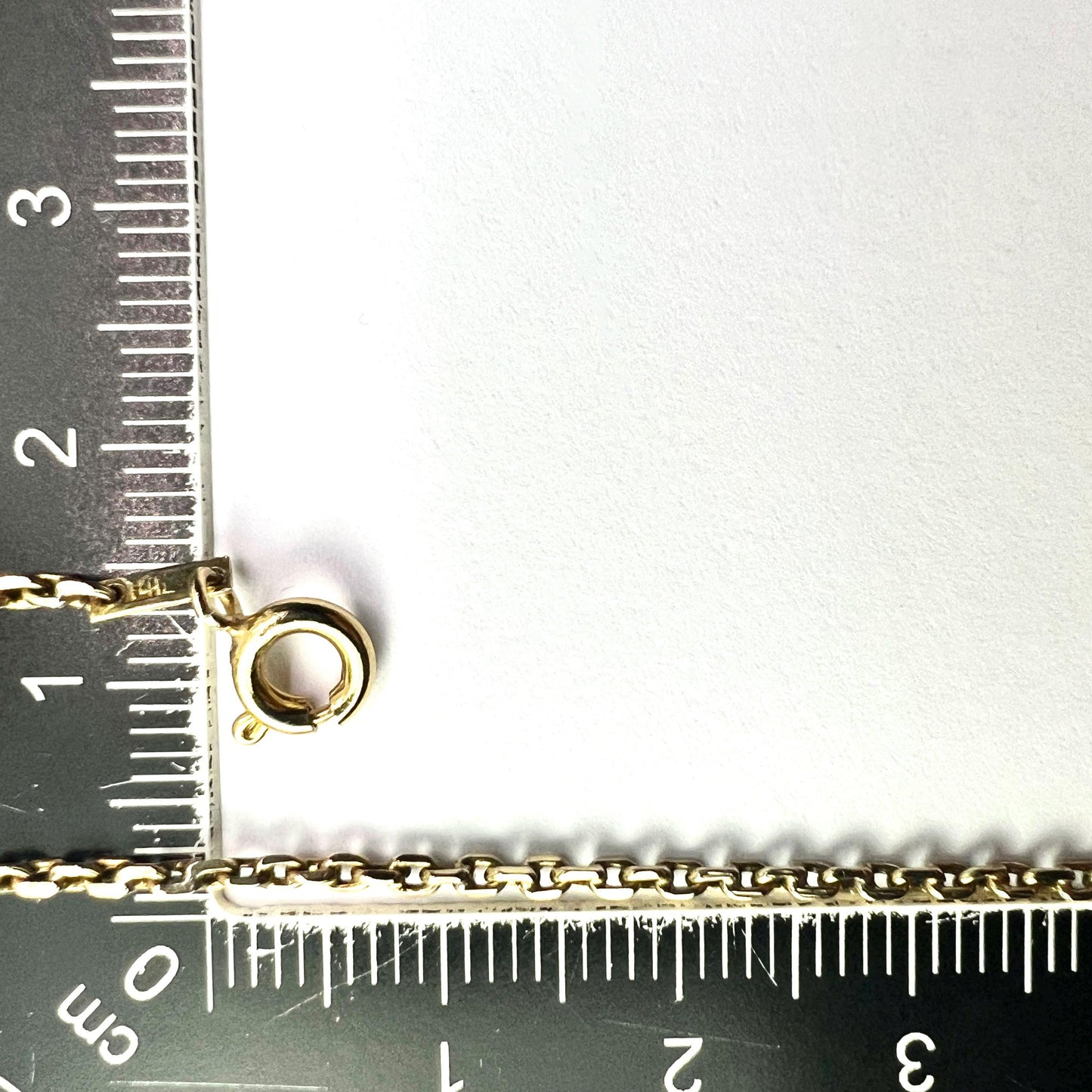 Vintage 14CT Gold Cable Chain Necklace