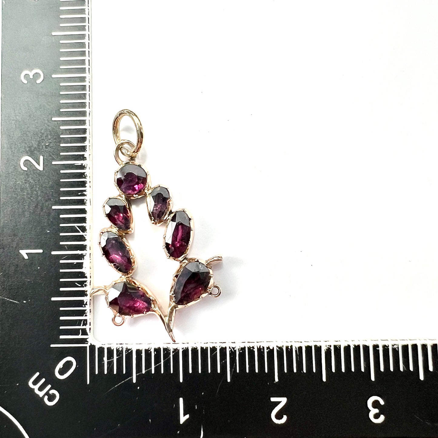 Georgian Garnet 9CT Gold Pendant