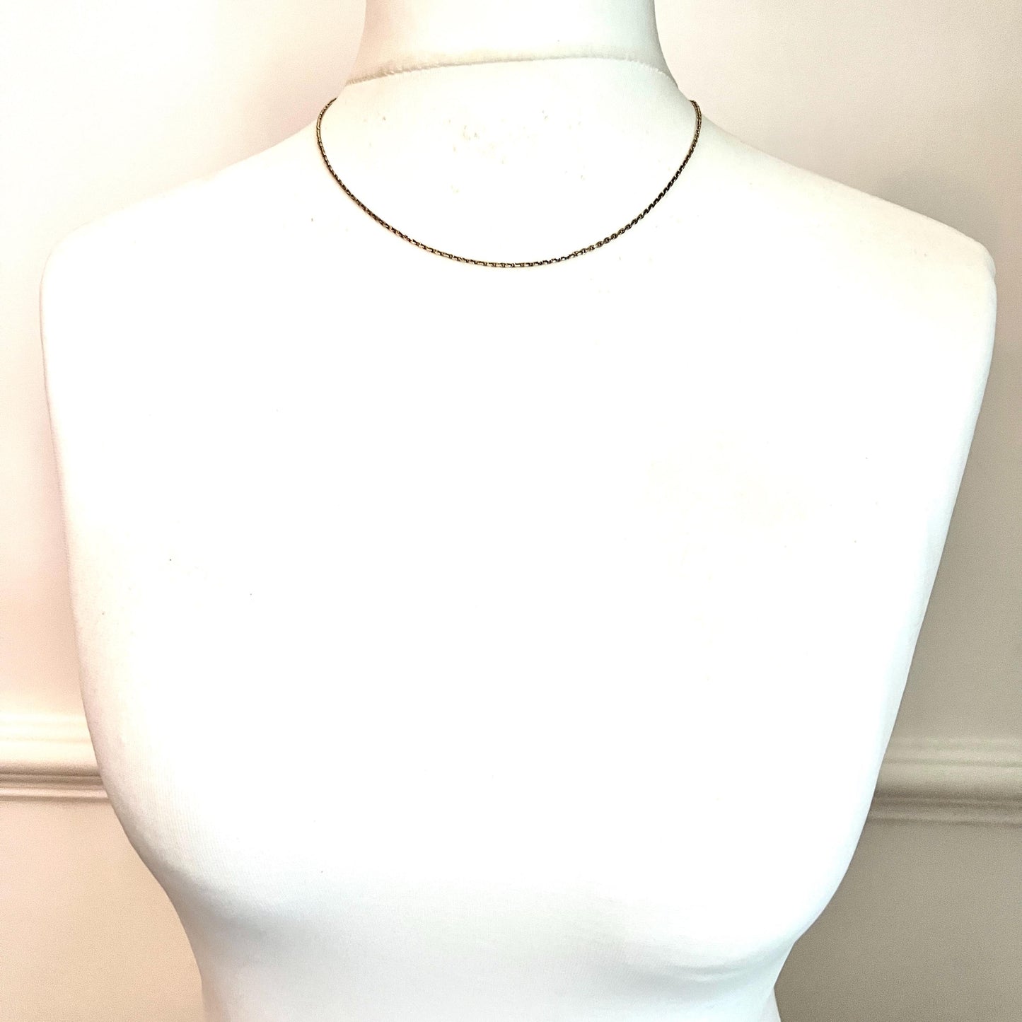Vintage 14CT Gold Cable Chain Necklace