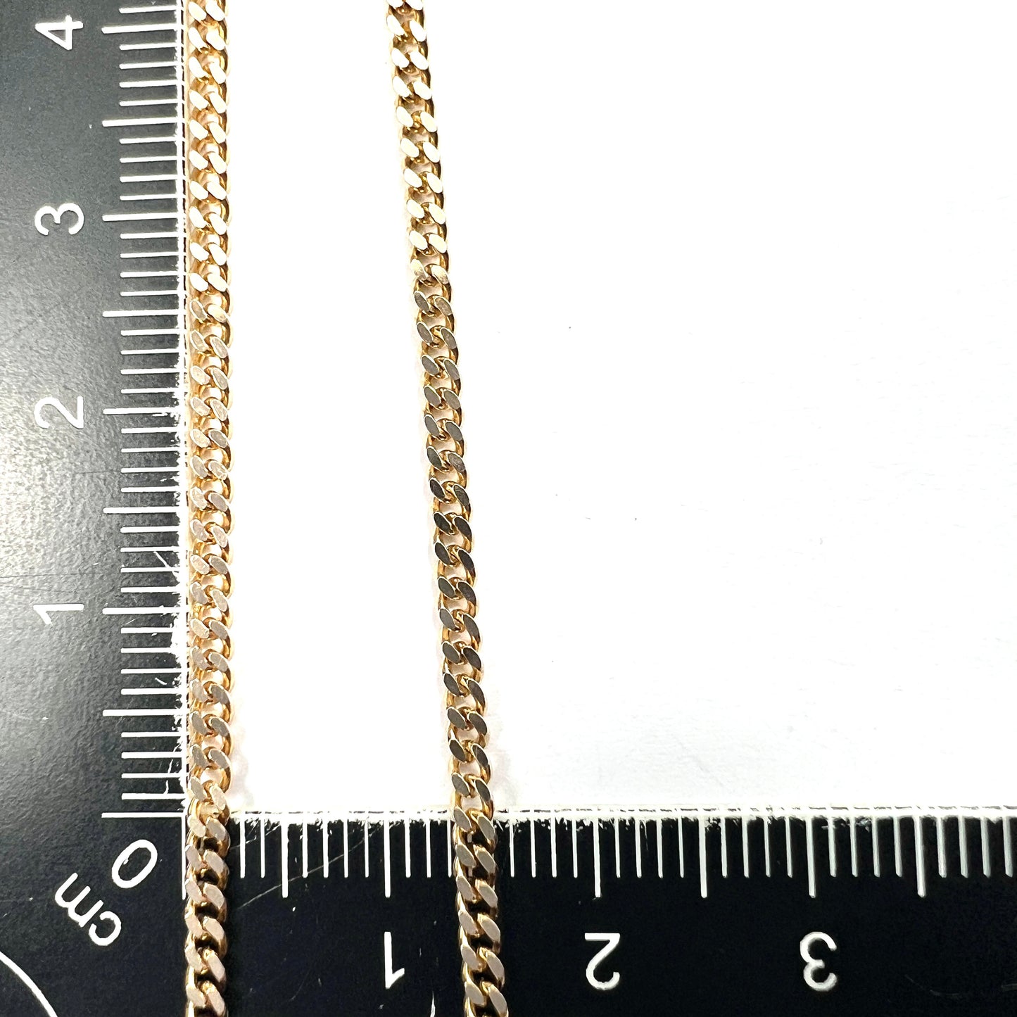 Vintage 9CT Gold Curb Chain Necklace