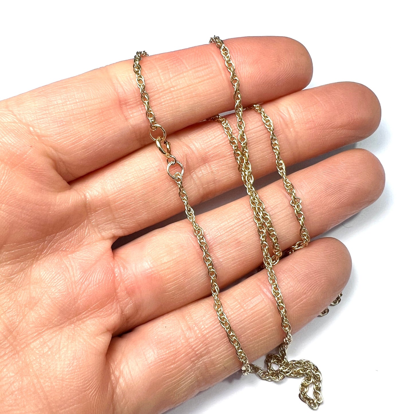 Vintage 9CT Gold Prince of Wales Chain Necklace
