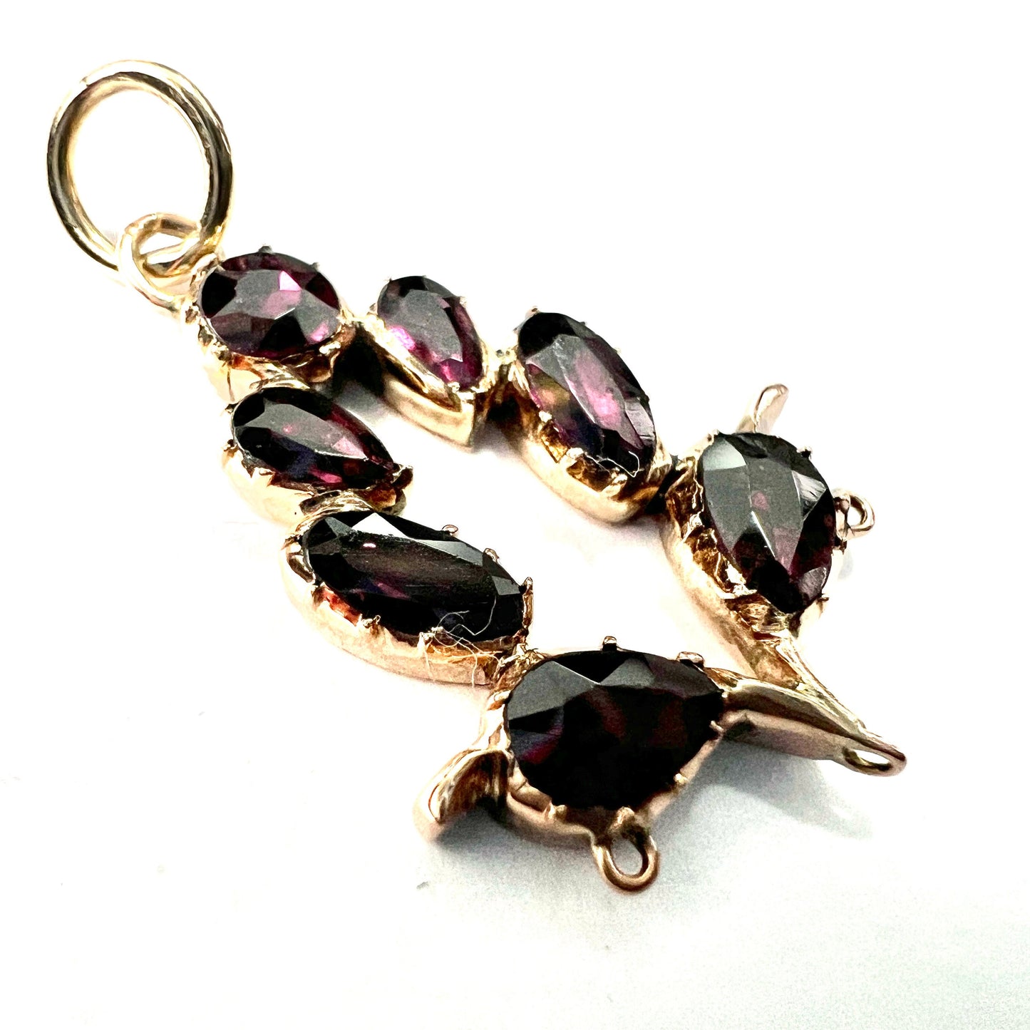 Georgian Garnet 9CT Gold Pendant