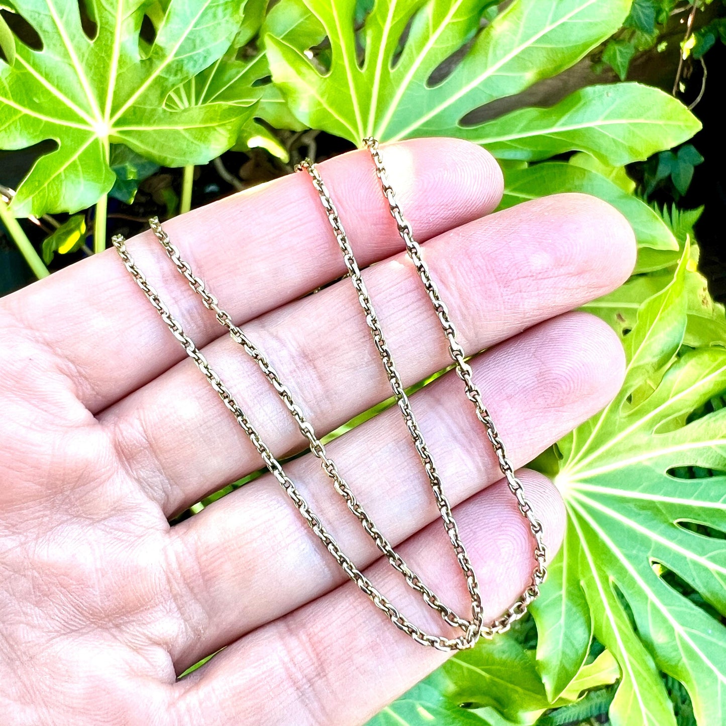 Vintage 14CT Gold Cable Chain Necklace