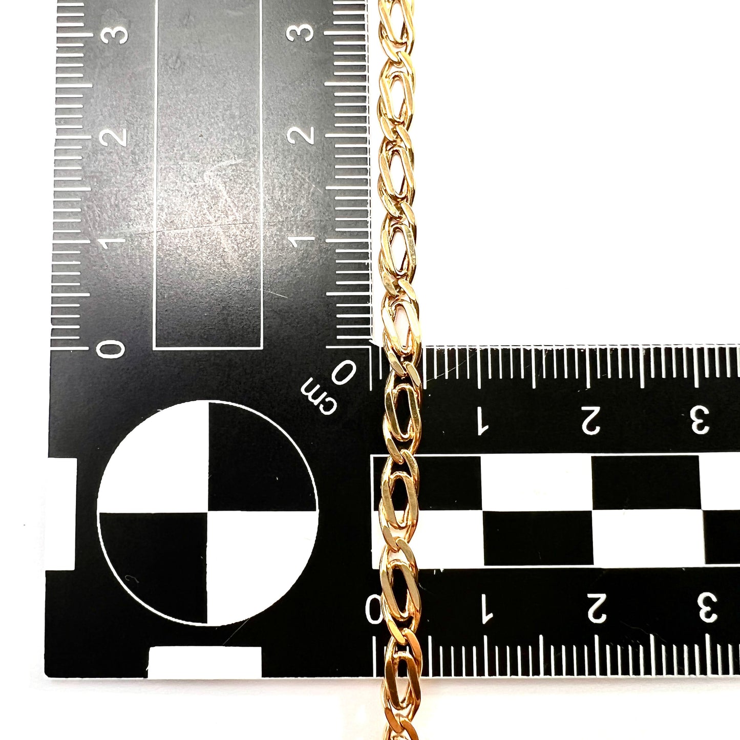 Vintage 18CT Gold Fancy Link Chain Necklace