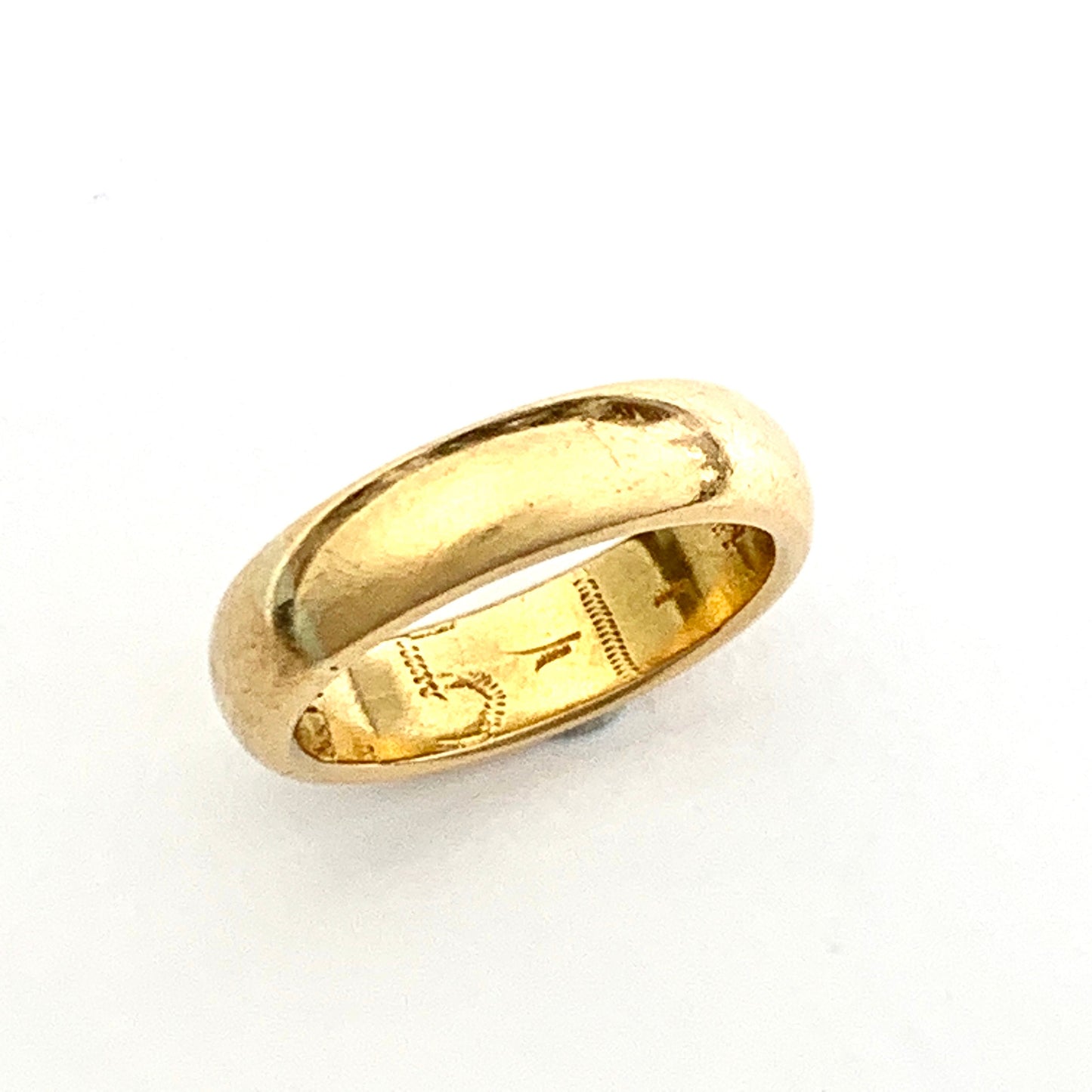 Vintage 22CT Rosy Gold Wedding Ring