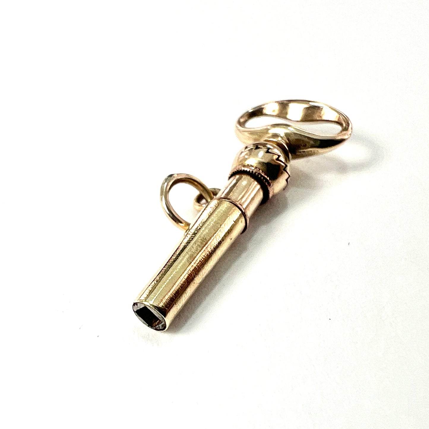 Victorian 9CT Gold Watch Key Pendant