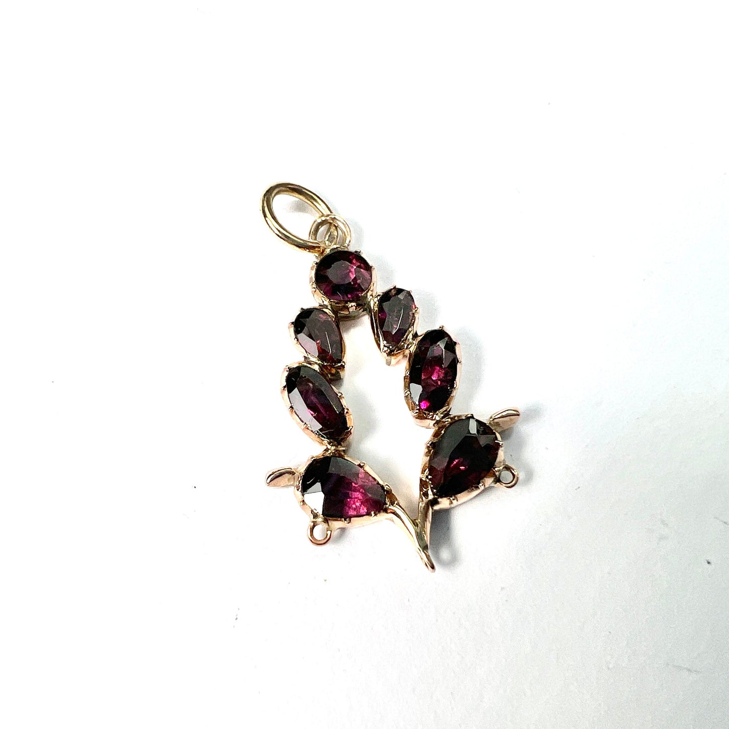 Georgian Garnet 9CT Gold Pendant
