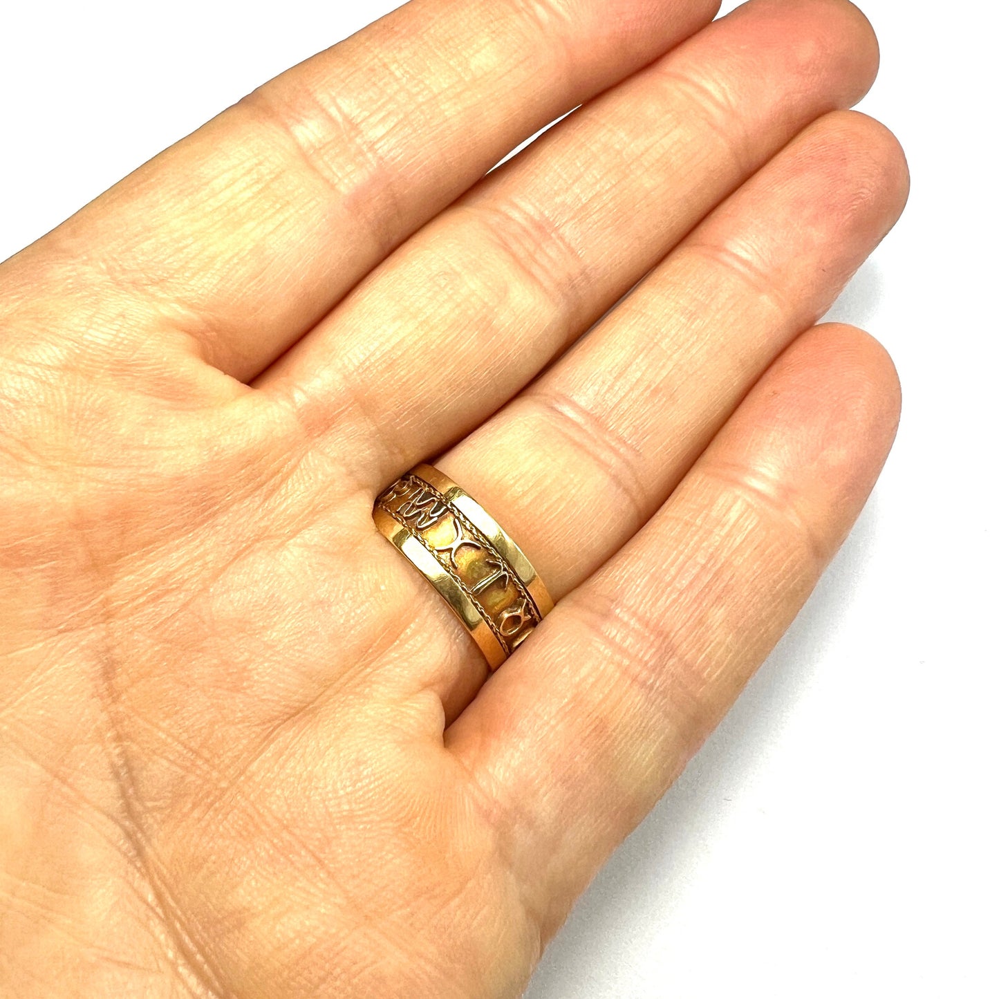 Georgian 18CT Gold Zodiac Ring