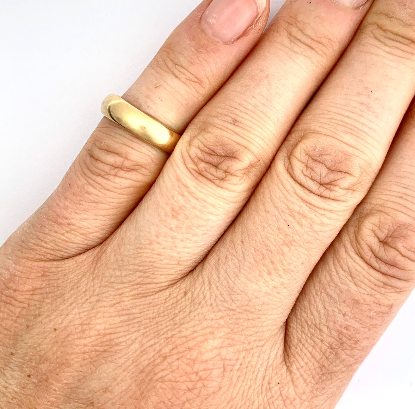 Vintage 22CT Rosy Gold Wedding Ring