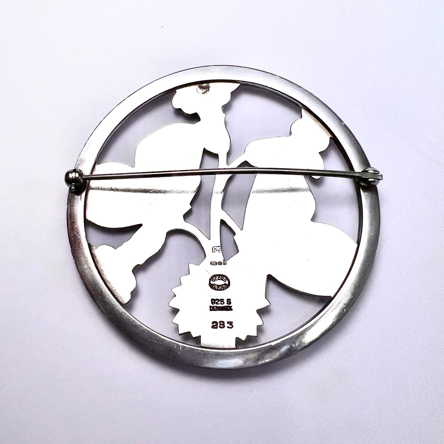 Vintage Arno Malinowski for Georg Jensen Moonlight Blossom Brooch