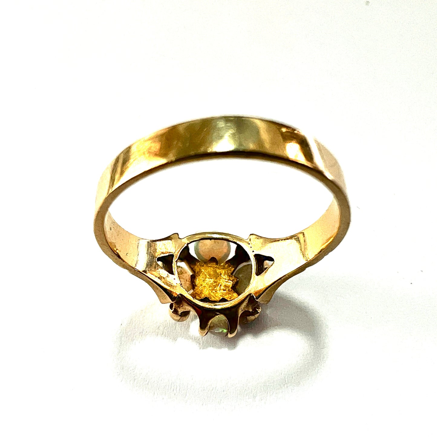 Antique Opal and Pearl 9CT Gold Ring
