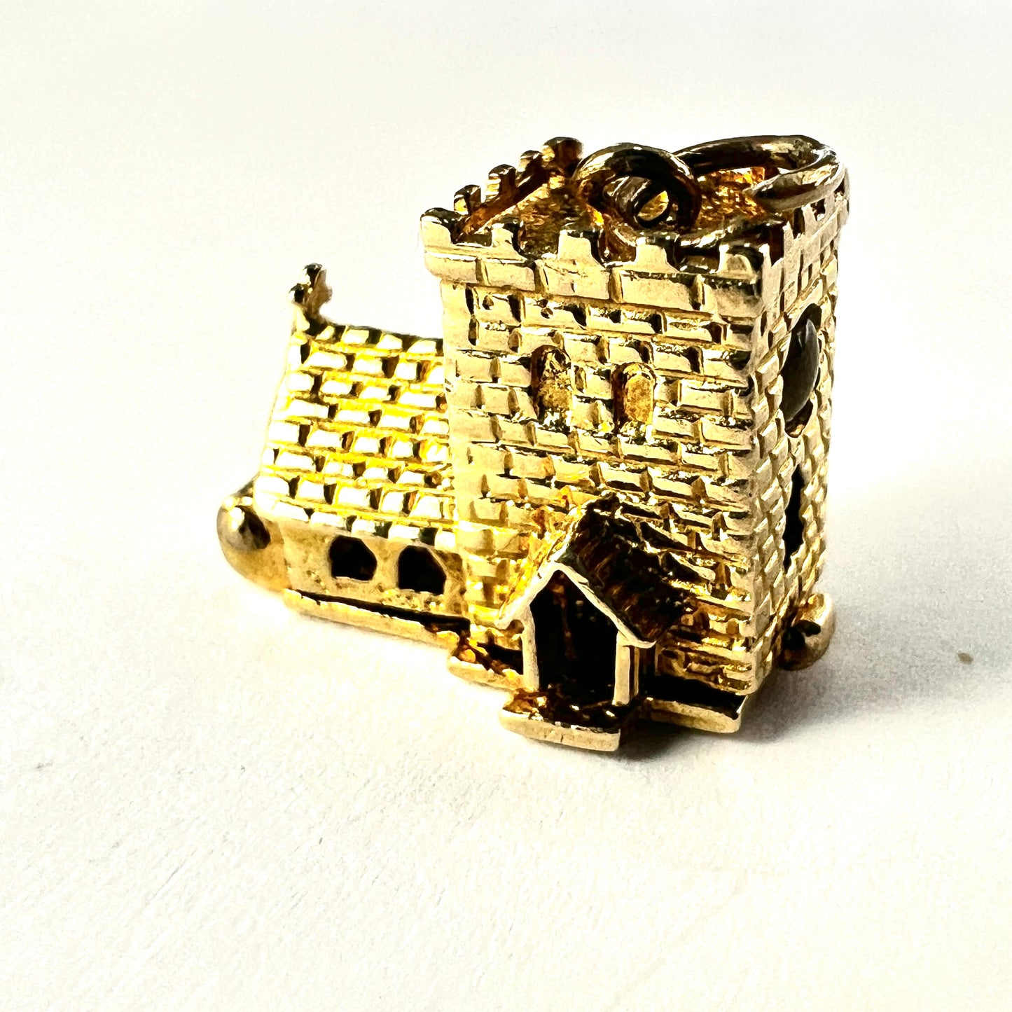 Vintage 9CT Gold Opening Church Wedding Charm