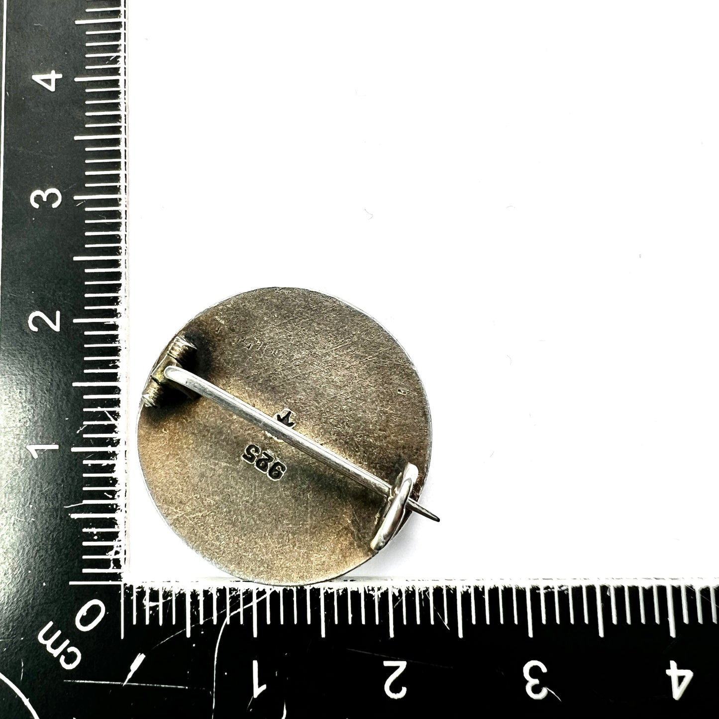 Antique Turquoise Enamelled Silver Brooch • Marius Hammer