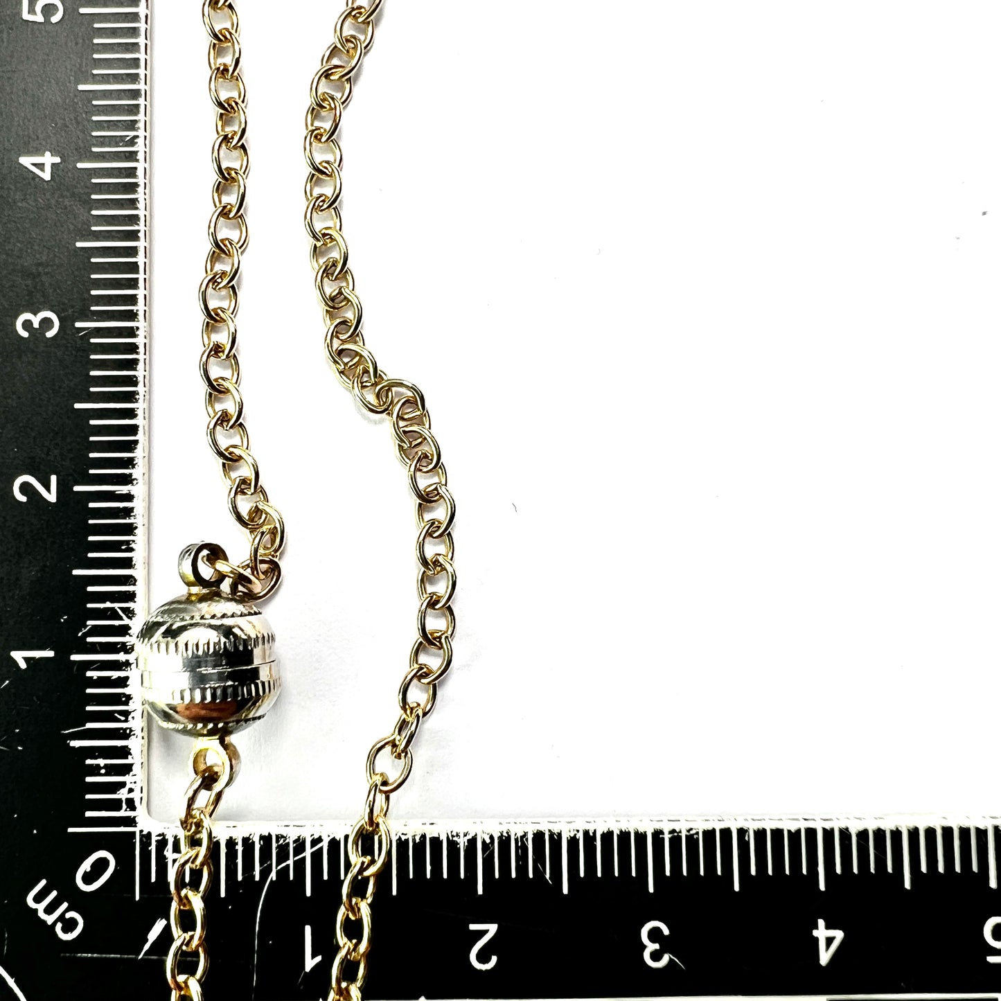Long Vintage 9CT Gold Chain with Magnetic Clasp