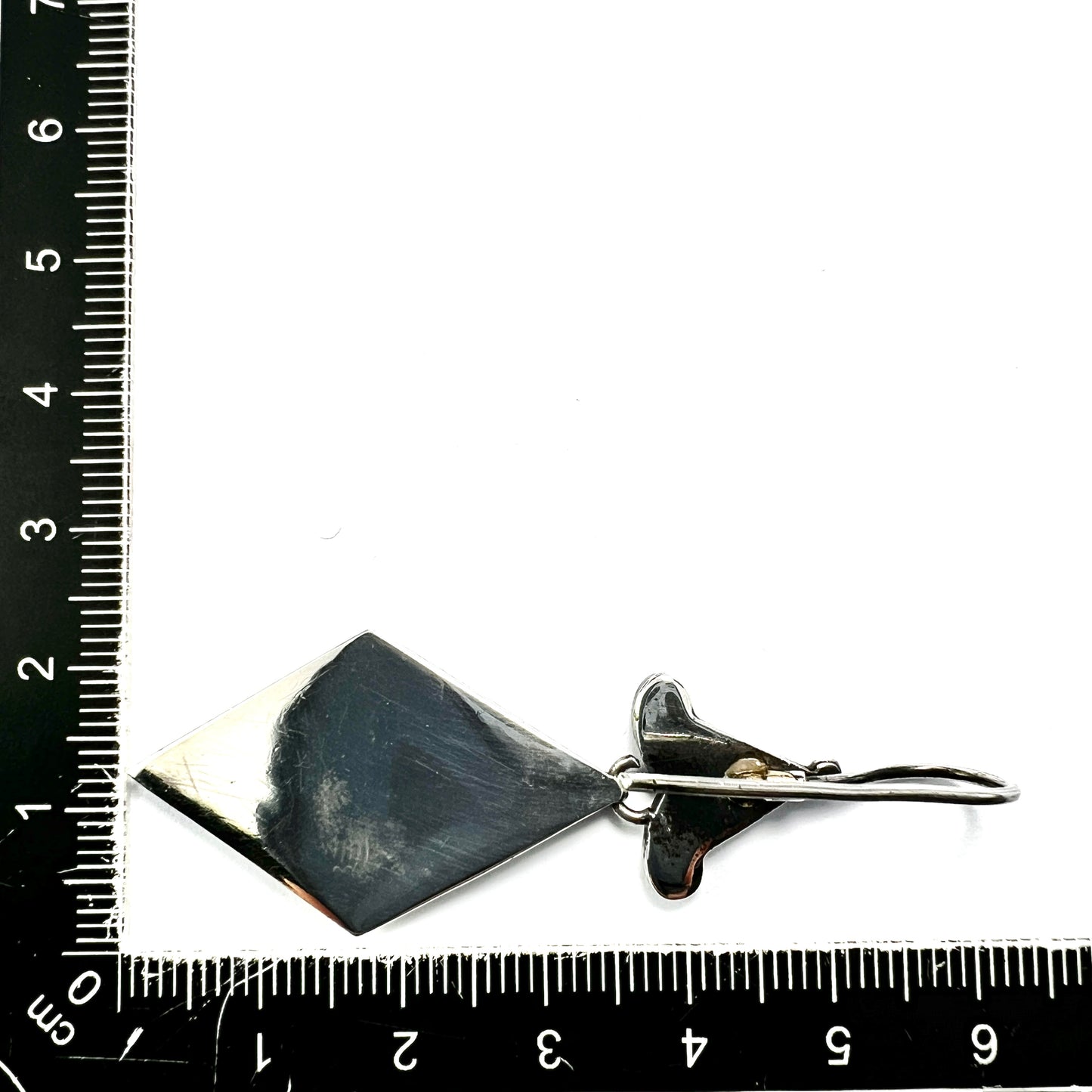 Large Victorian Scottish Silver Agate Earrings
