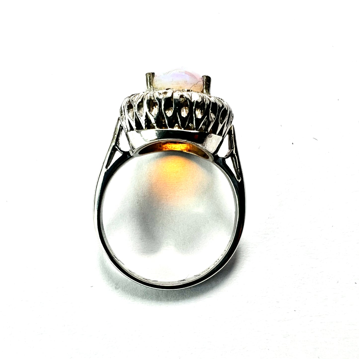 Edwardian Opal and Diamond 18CT Gold Ring
