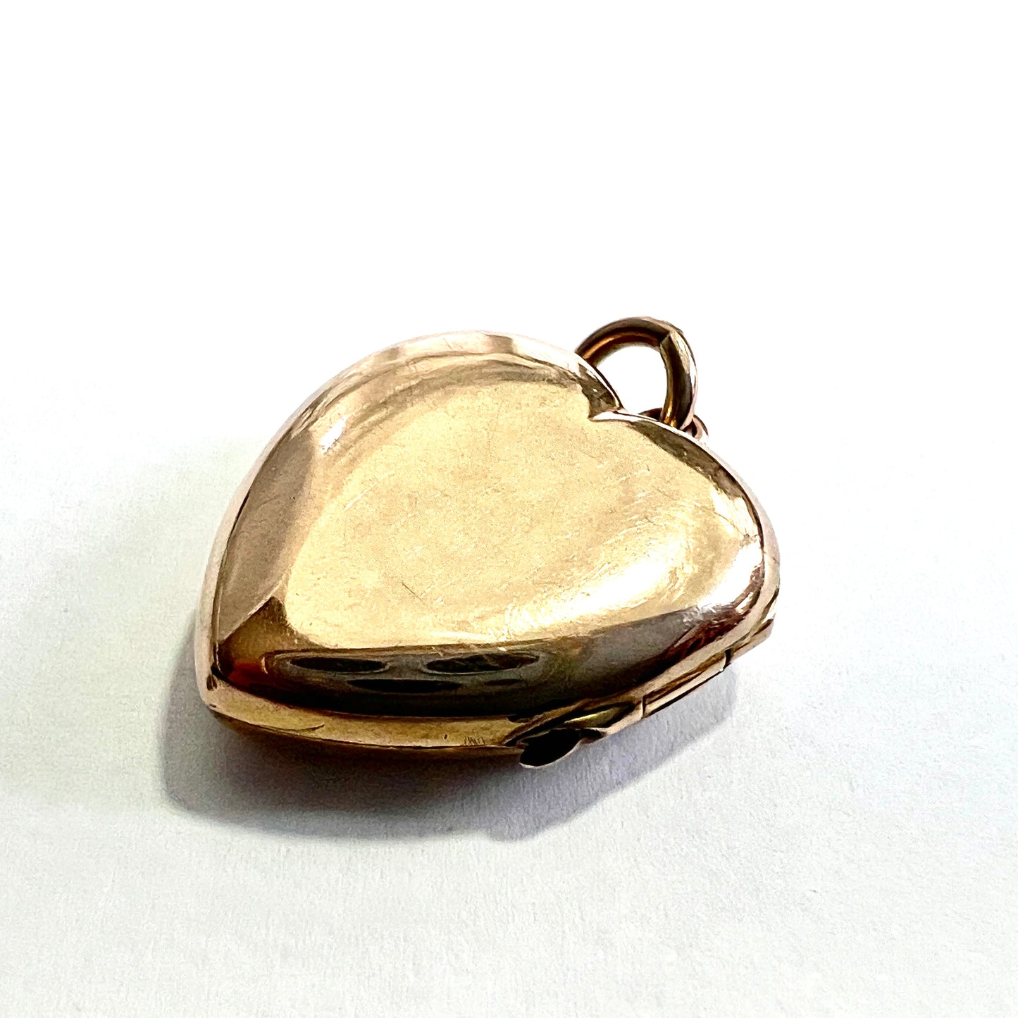 Victorian Sapphire 9CT Gold Heart Locket