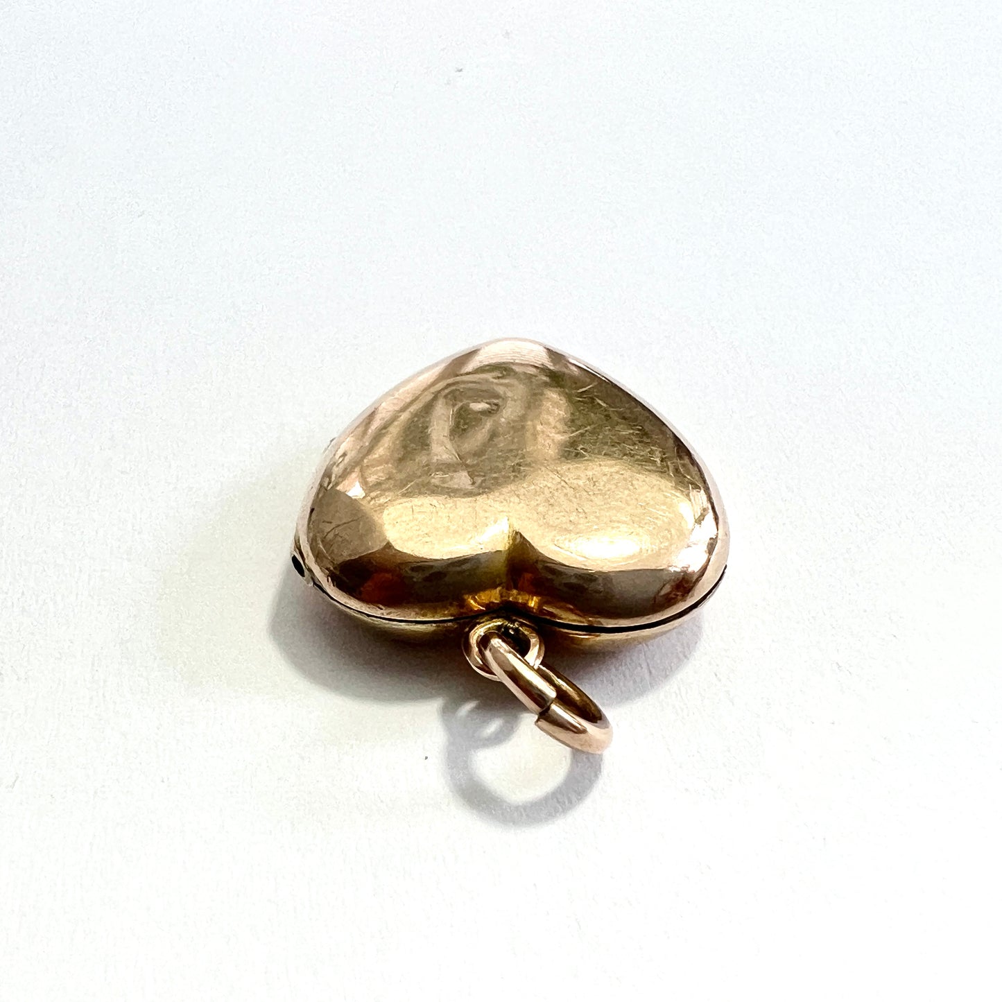 Victorian Sapphire 9CT Gold Heart Locket