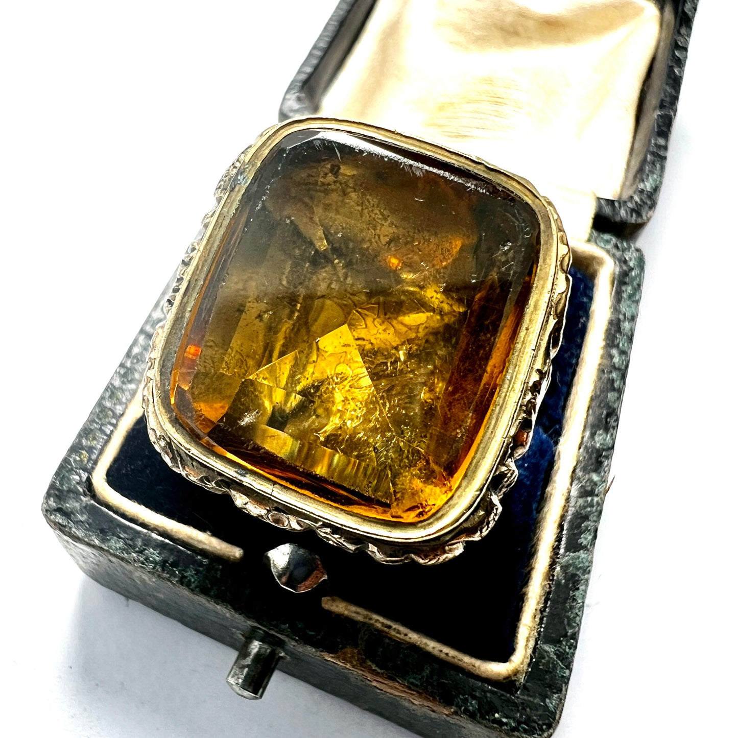 Huge Antique Seal Conversion 9CT Gold Ring
