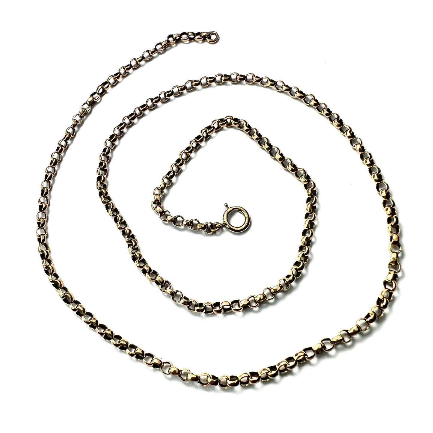 Vintage 9CT Gold Belcher Chain Necklace