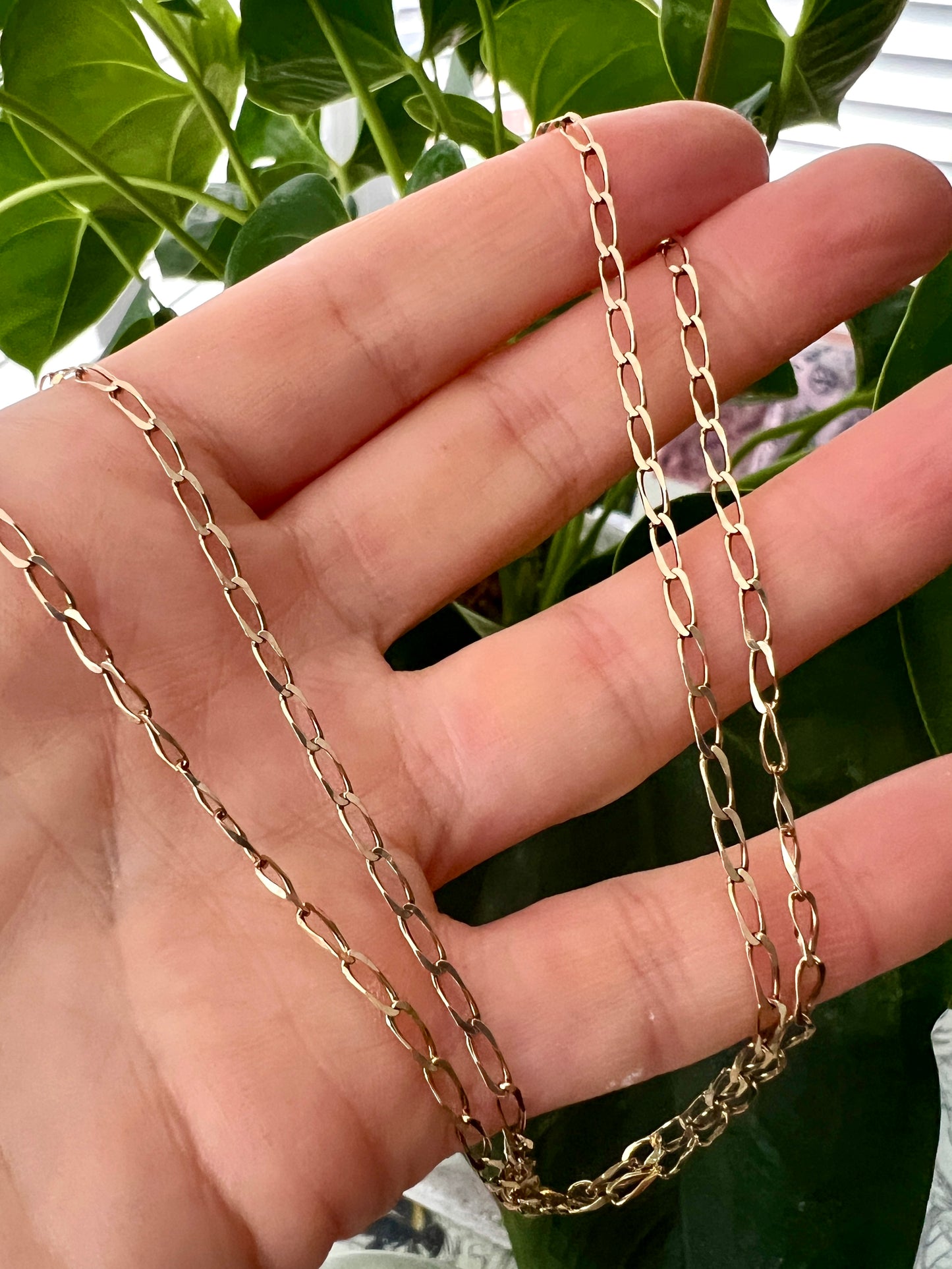 Vintage Solid 9CT Gold Chain Necklace
