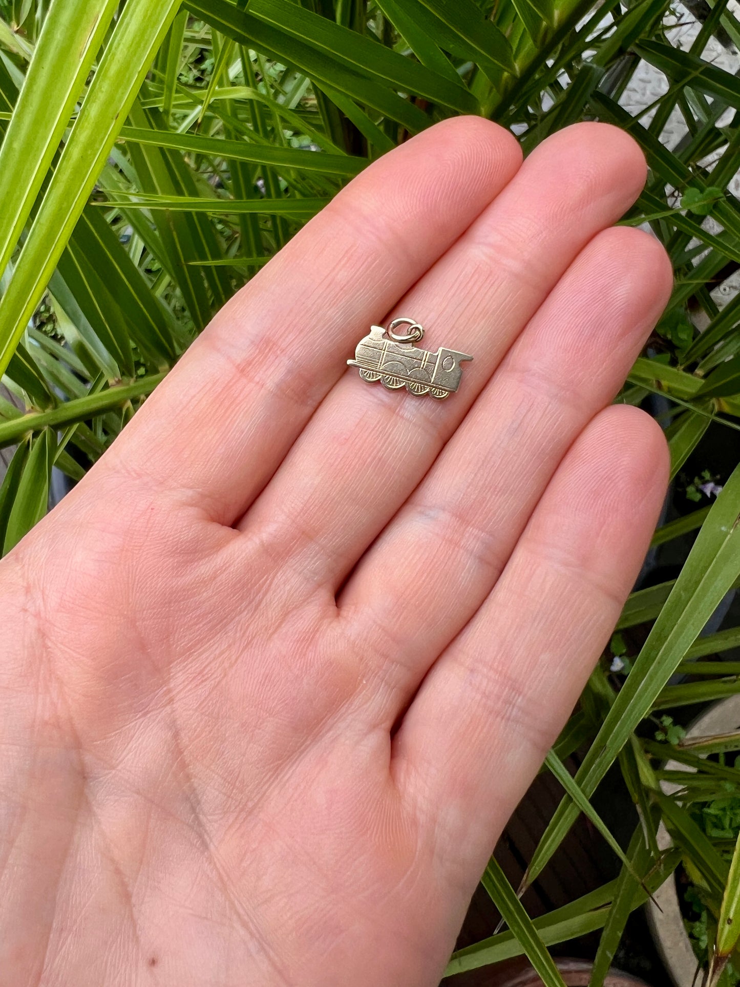 Vintage 9CT Gold Locomotive Steam Train Charm Pendant