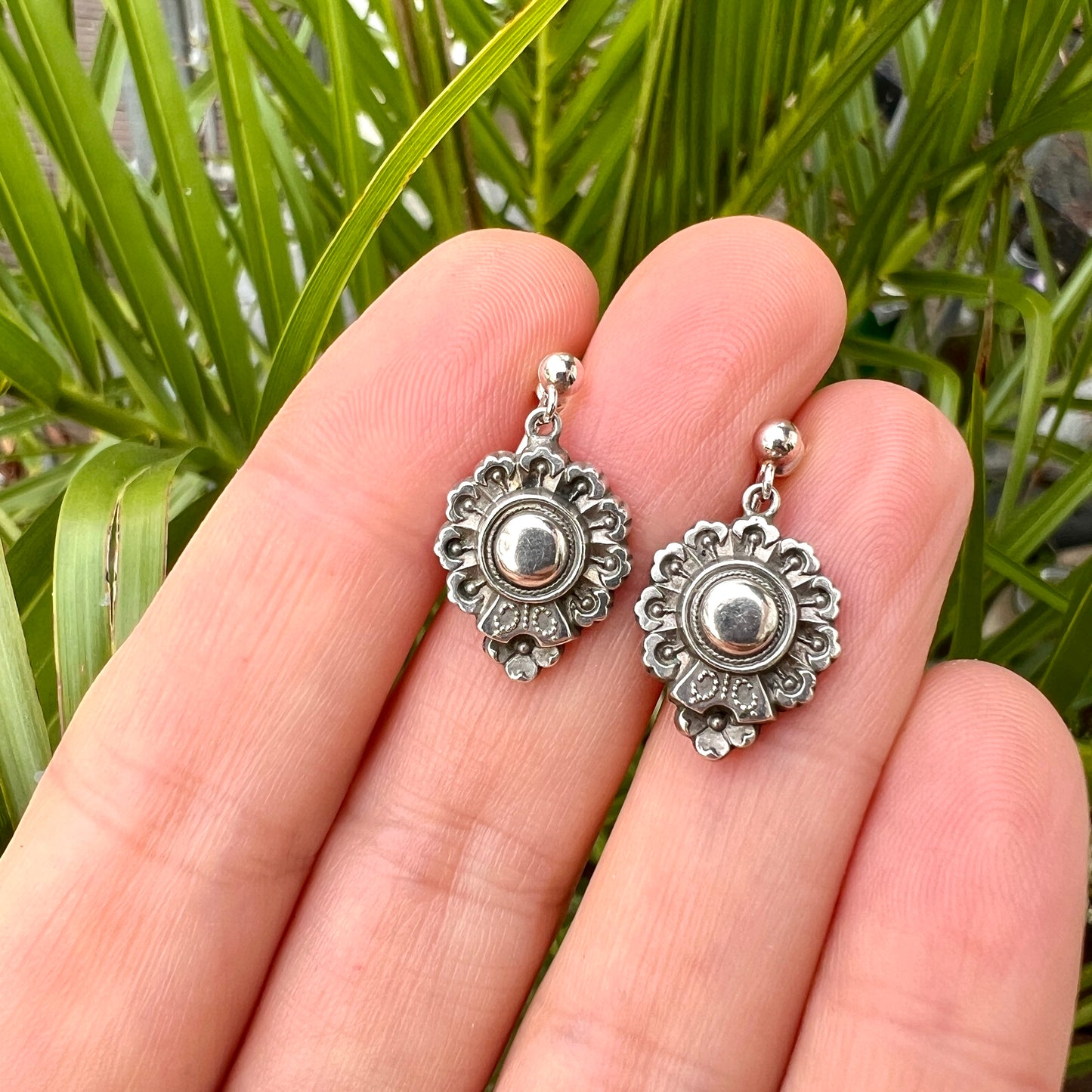 Victorian Sunburst Aesthetic Era Earrings