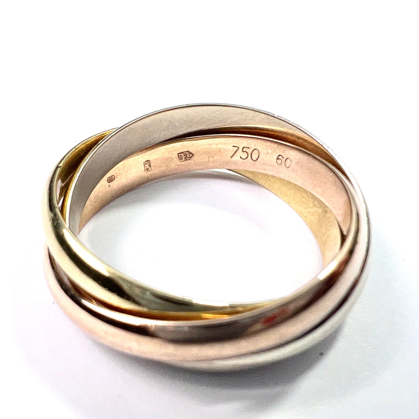 Large Vintage 18CT Gold "Russian" Wedding Ring