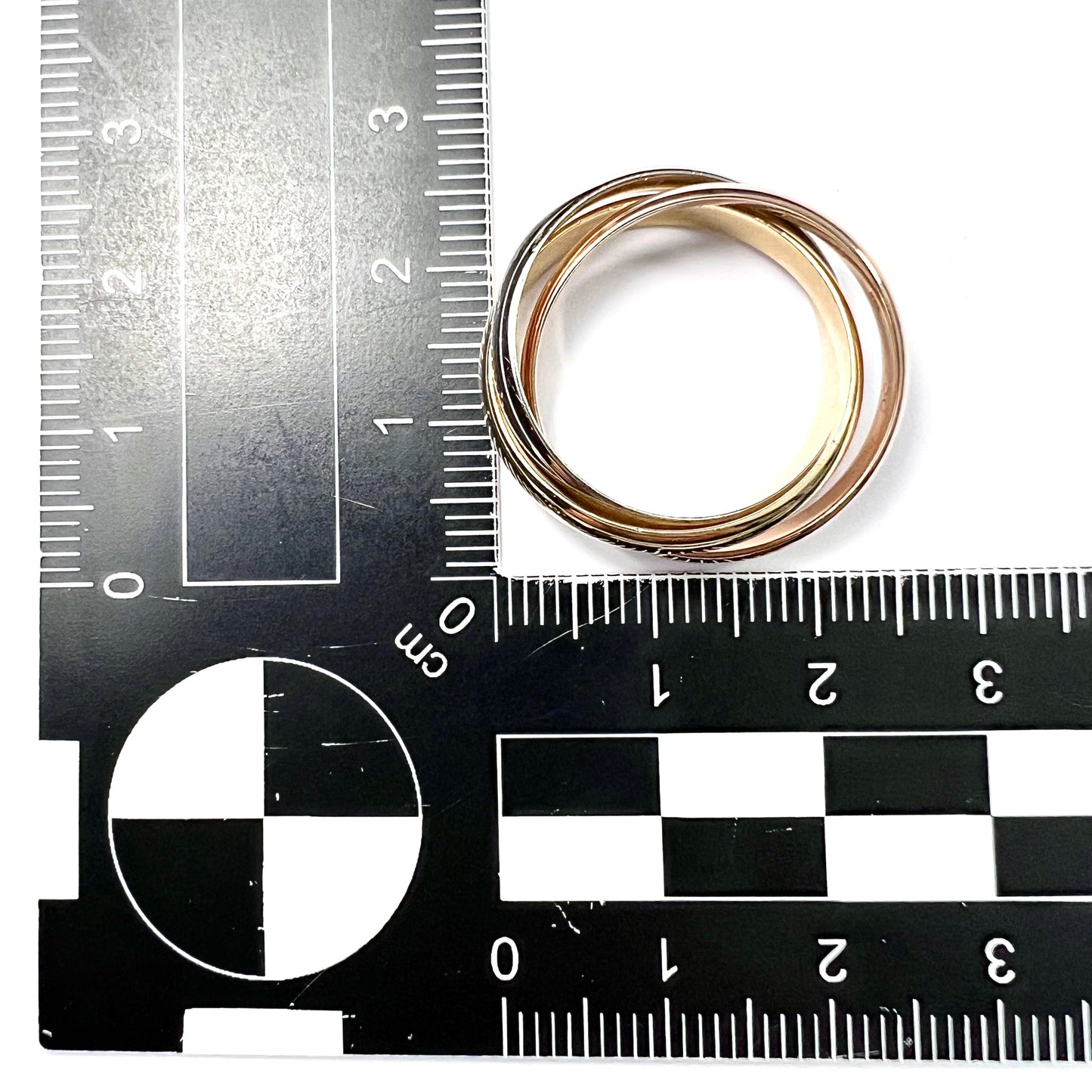 Large Vintage 18CT Gold "Russian" Wedding Ring