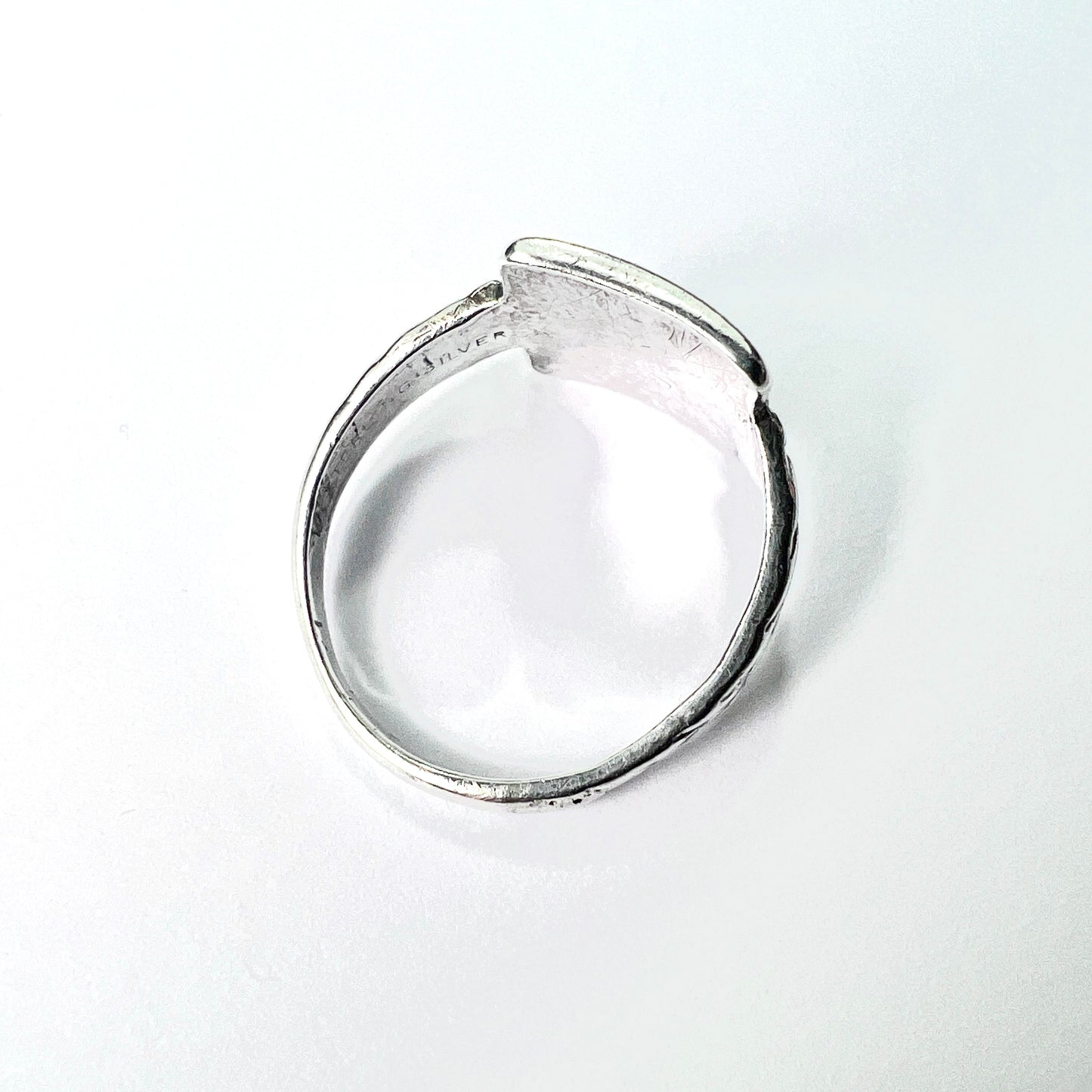 Vintage Silver Viking Drakkar Longboat Ring