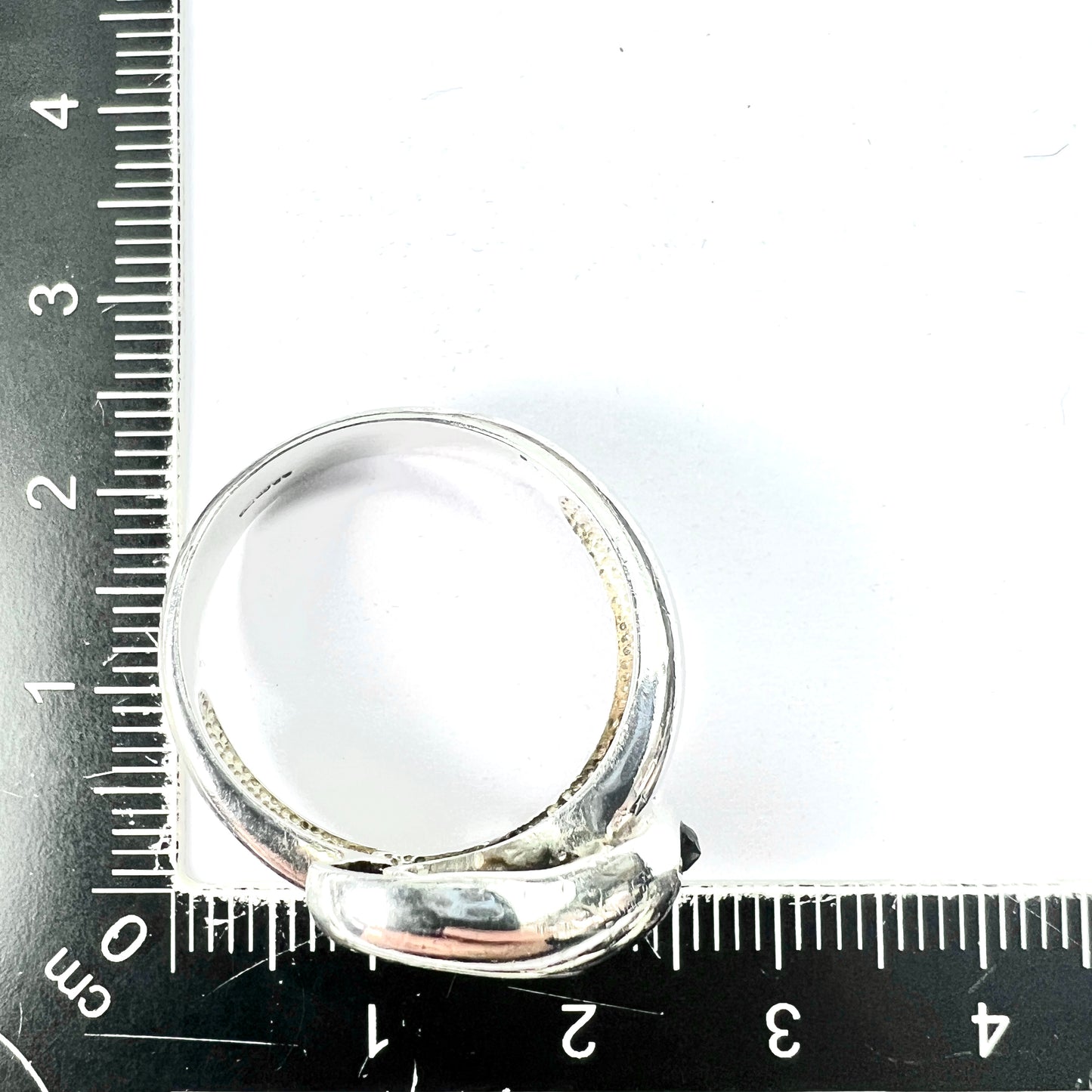 Large Victorian Style Sterling Silver Snake Ring