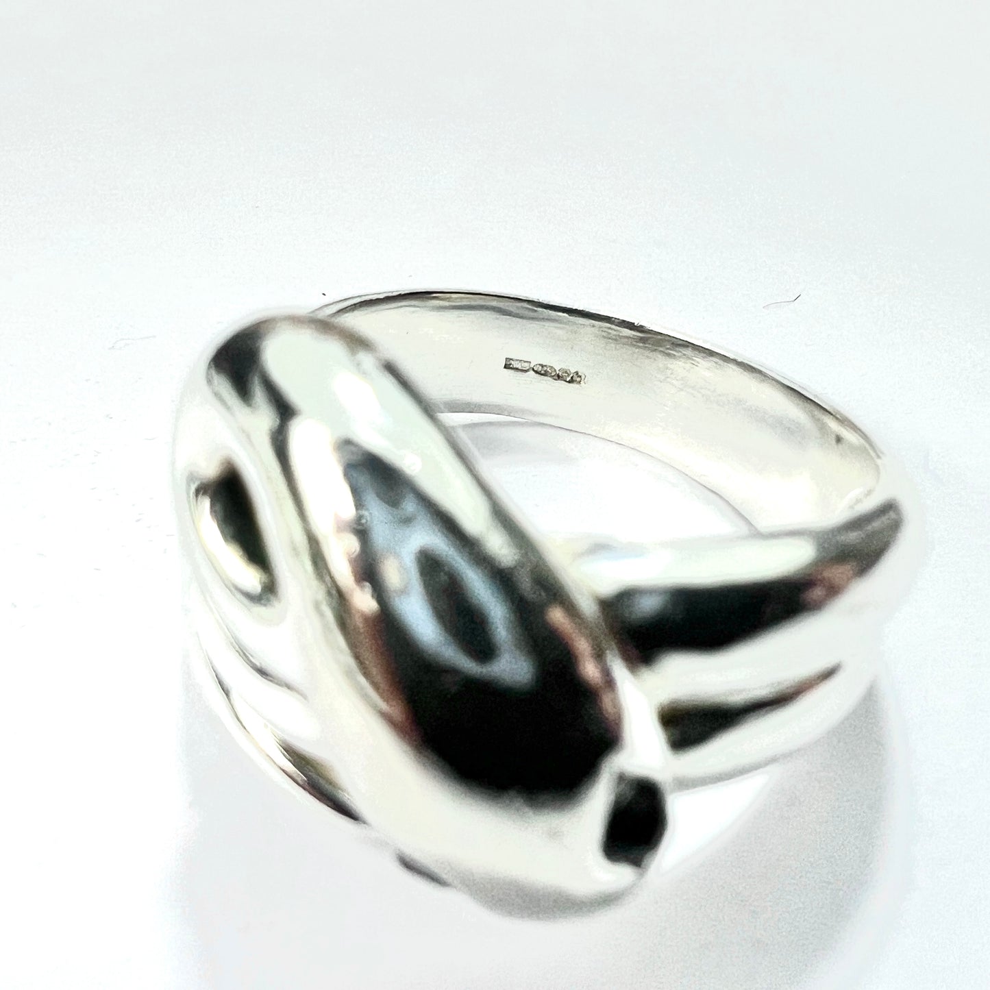 Large Victorian Style Sterling Silver Snake Ring