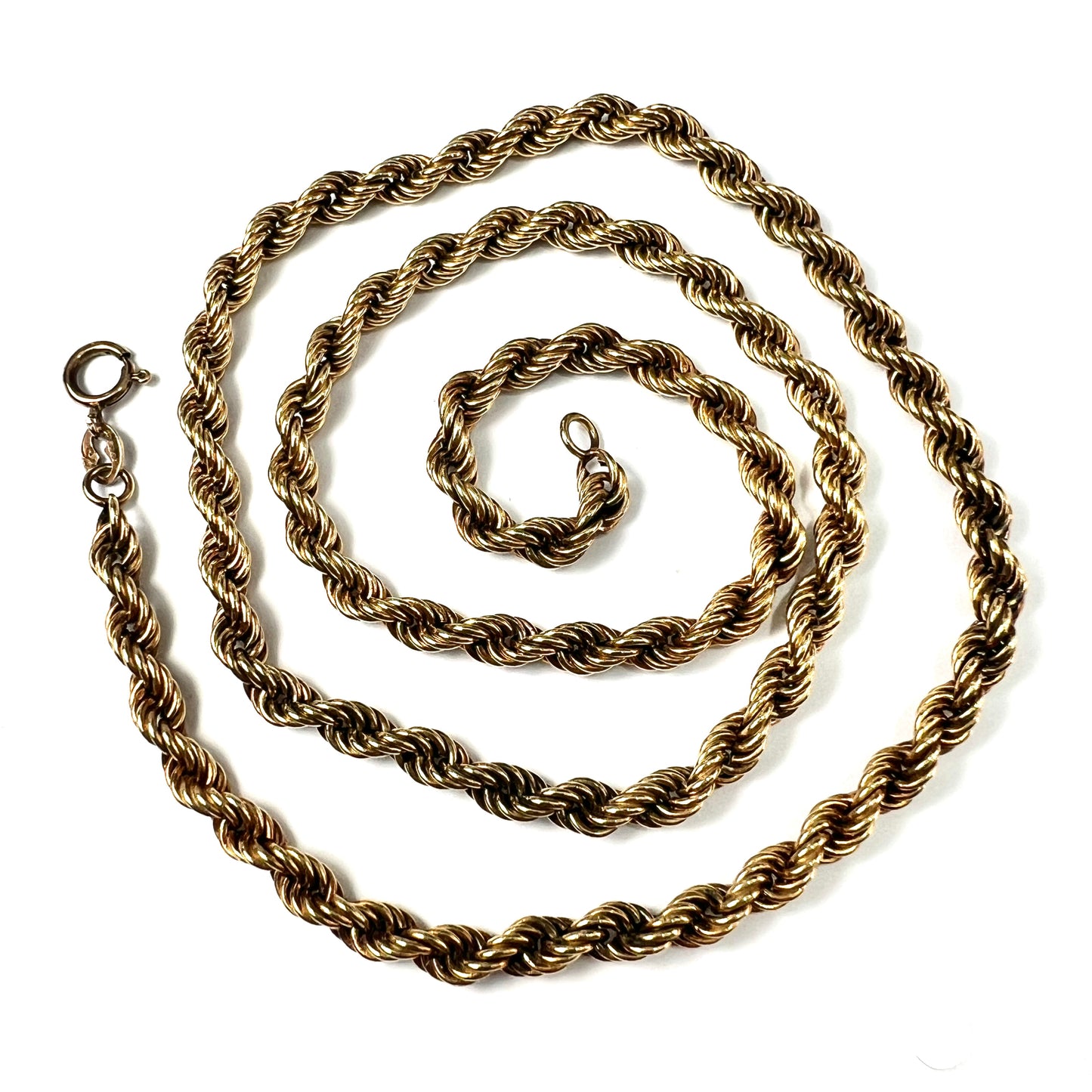 Vintage 9CT Gold Rope Chain Necklace
