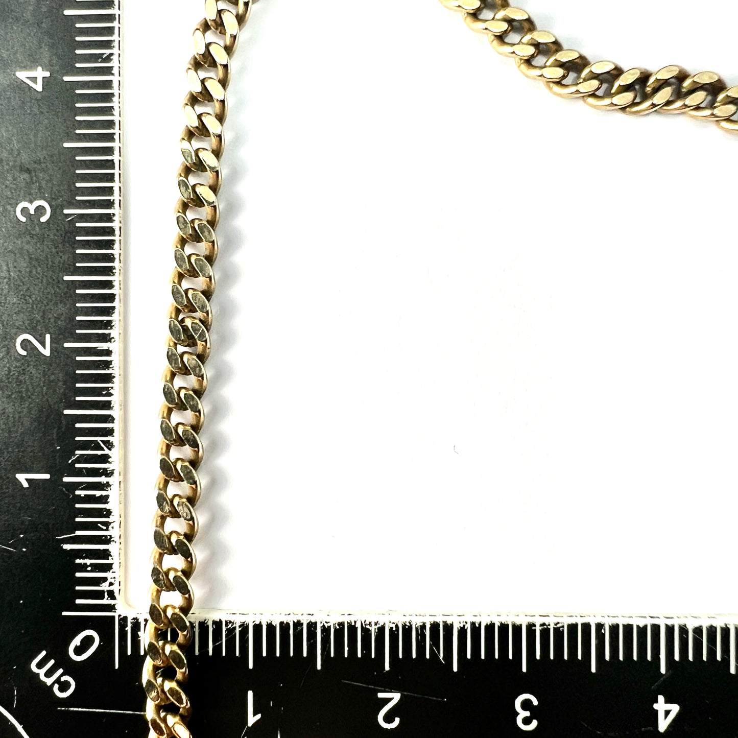 Heavy Vintage 9CT Gold Curb Chain Necklace