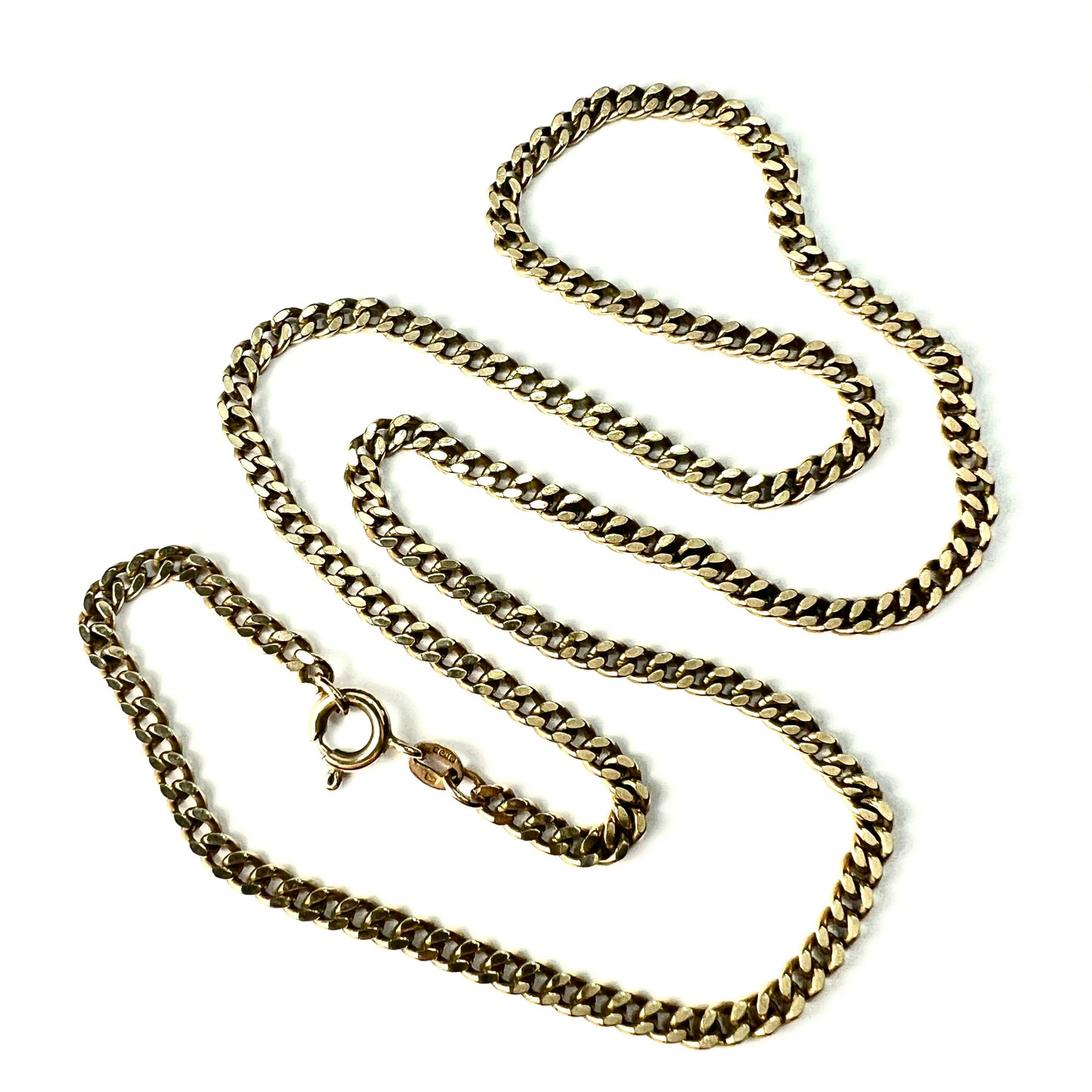 Heavy Vintage 9CT Gold Curb Chain Necklace