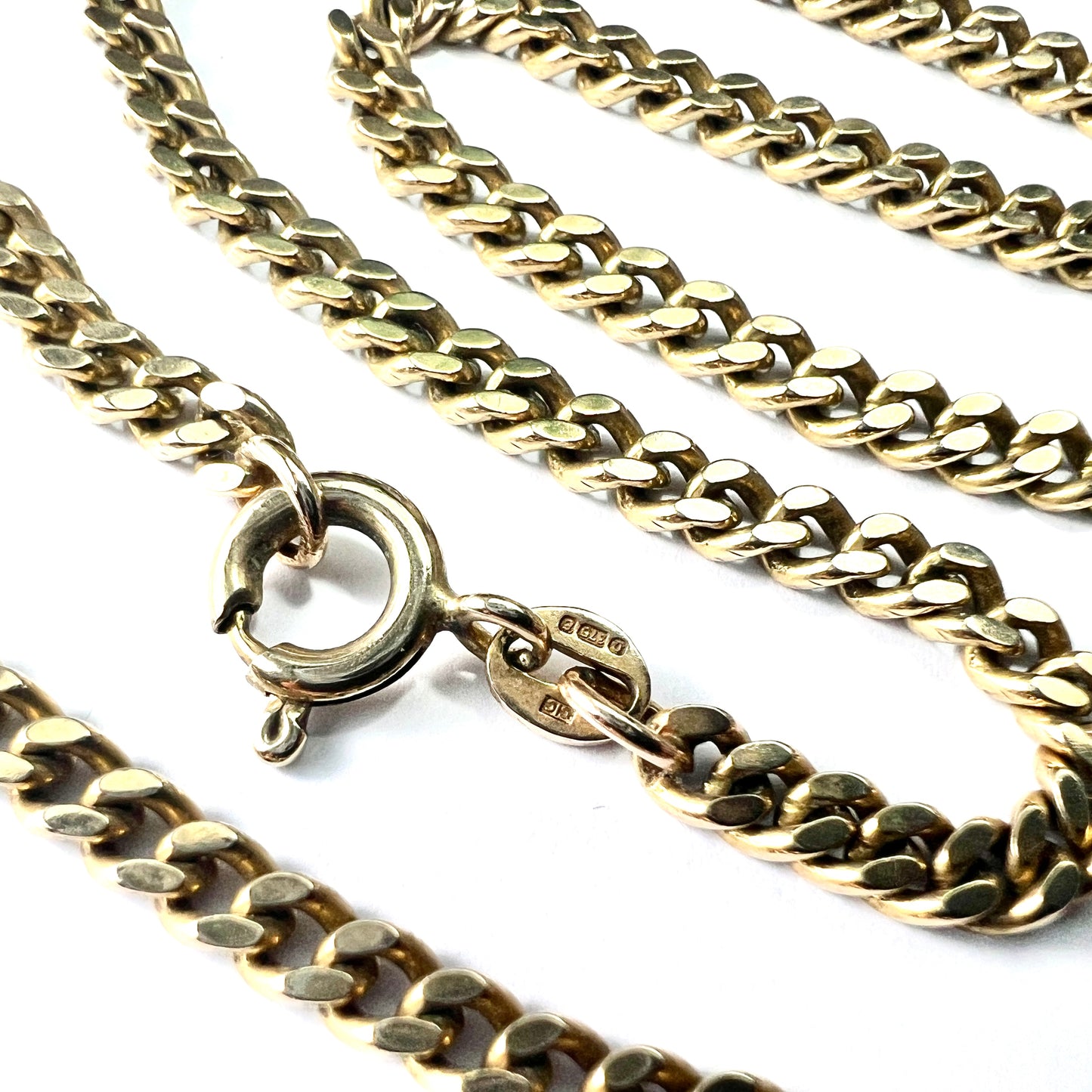 Heavy Vintage 9CT Gold Curb Chain Necklace