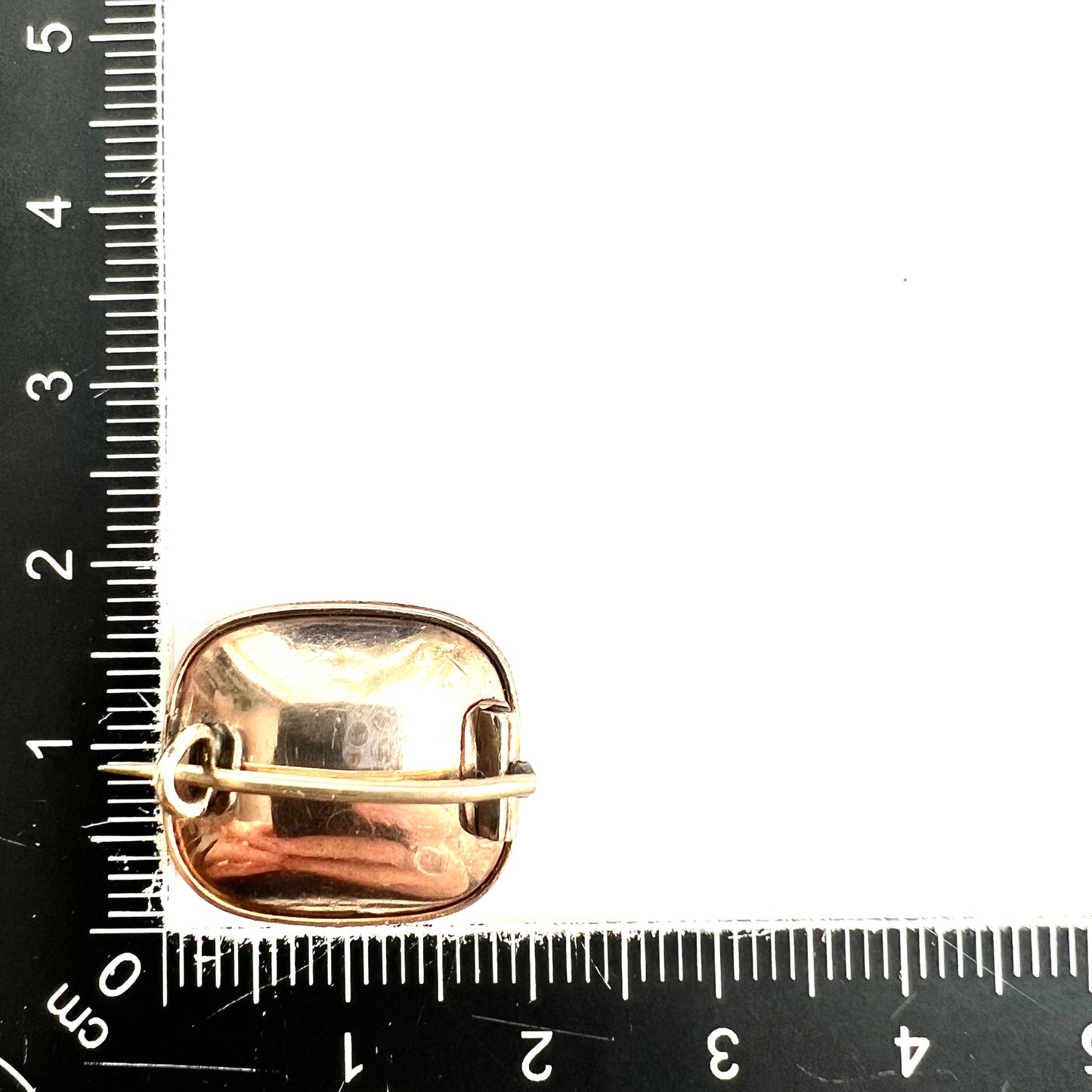Georgian Gold and Paste Aquamarine Pearl Brooch