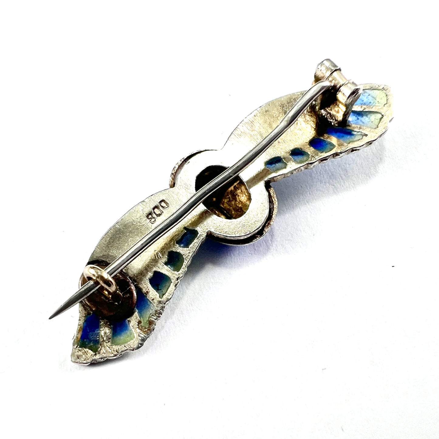 Victorian Egyptian Revival Winged Scarab Brooch