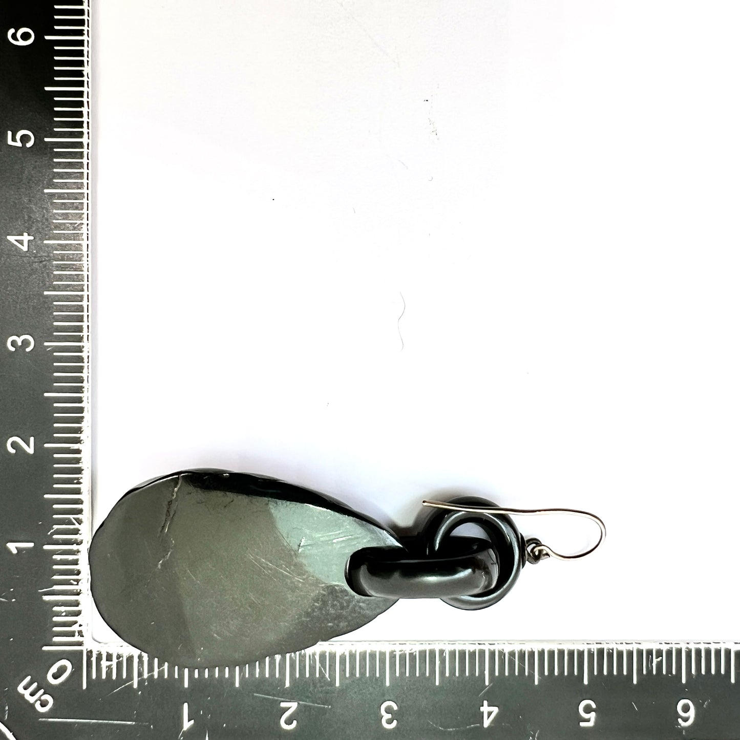 Victorian Carved Whitby Jet Cameo Earrings