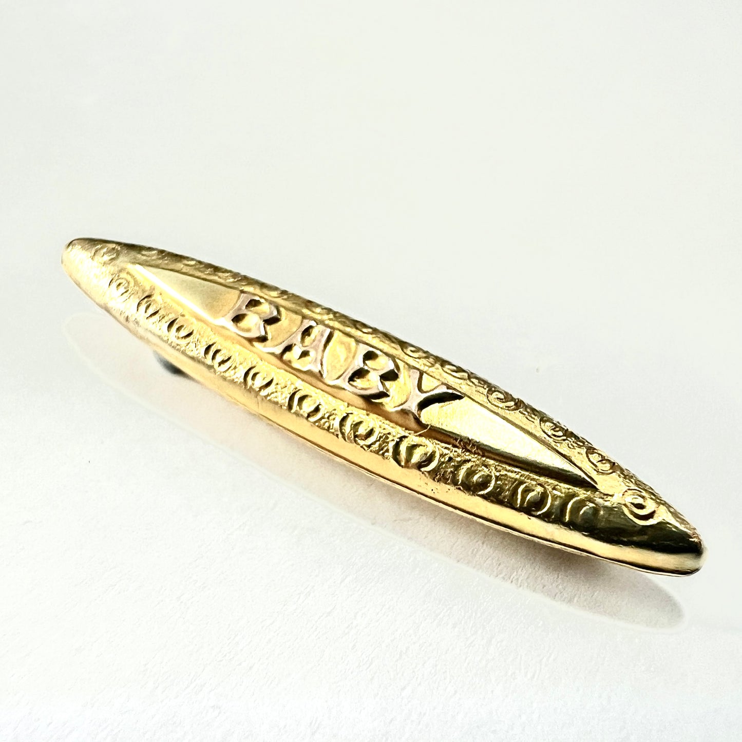 Antique Edwardian 9CT Gold BABY Brooch