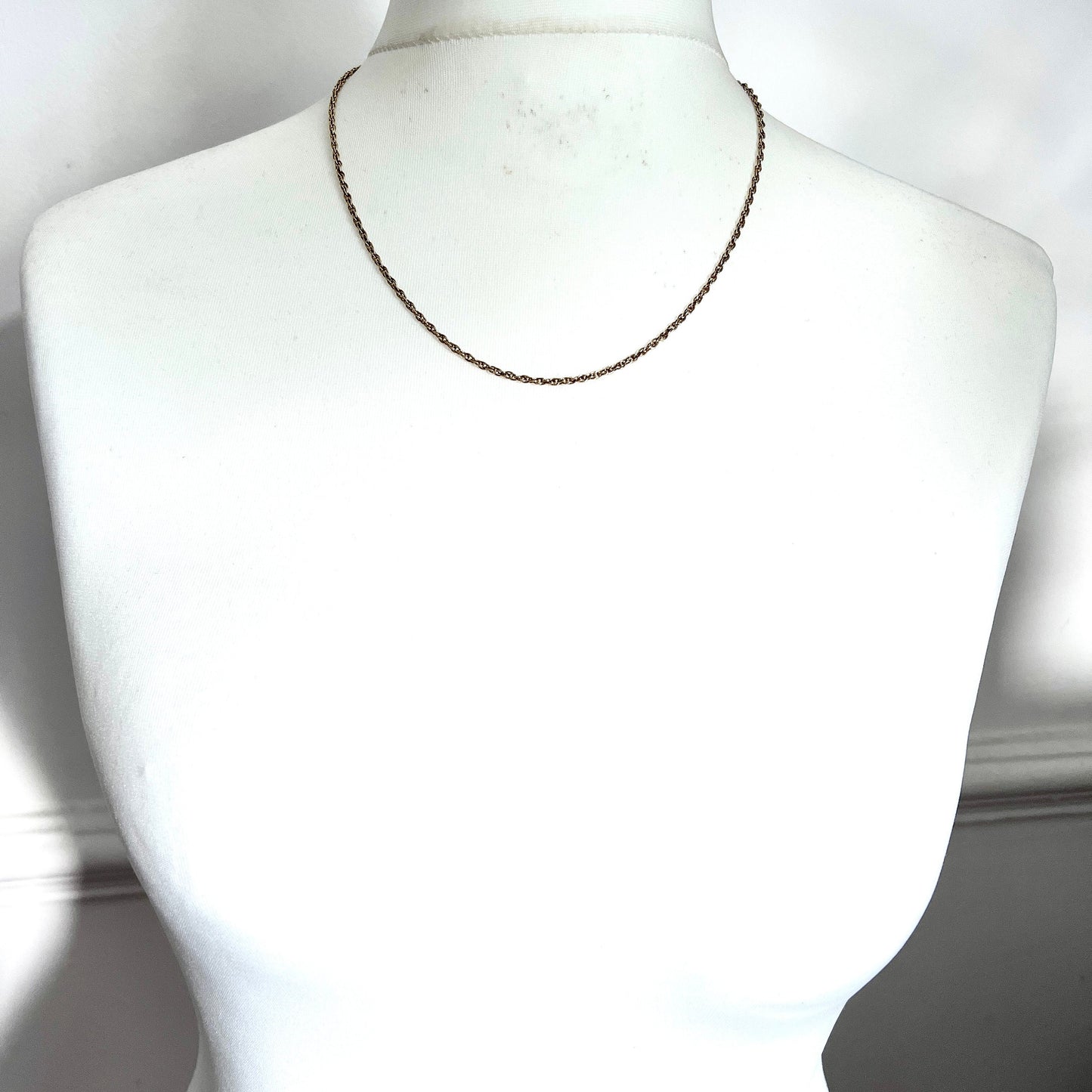 Vintage 9CT Gold Prince of Wales Chain Necklace