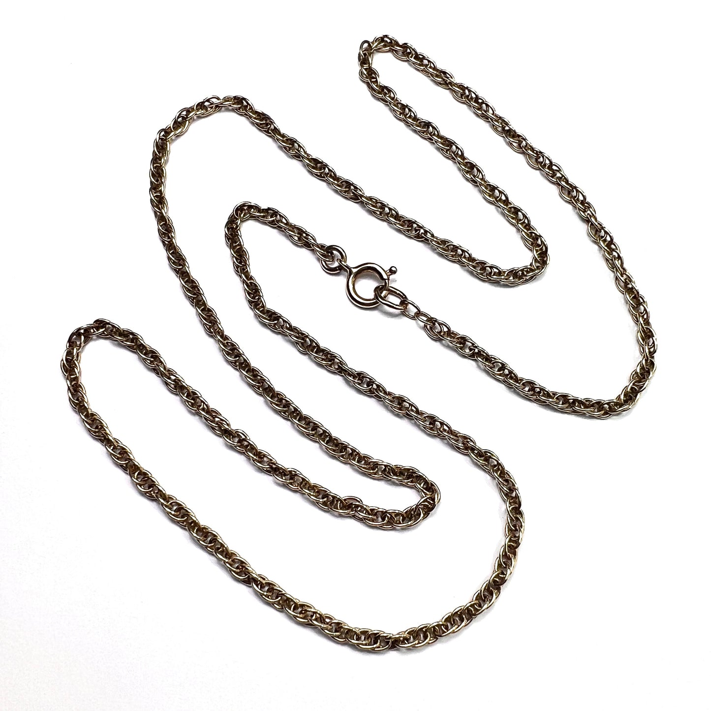 Vintage 9CT Gold Prince of Wales Chain Necklace