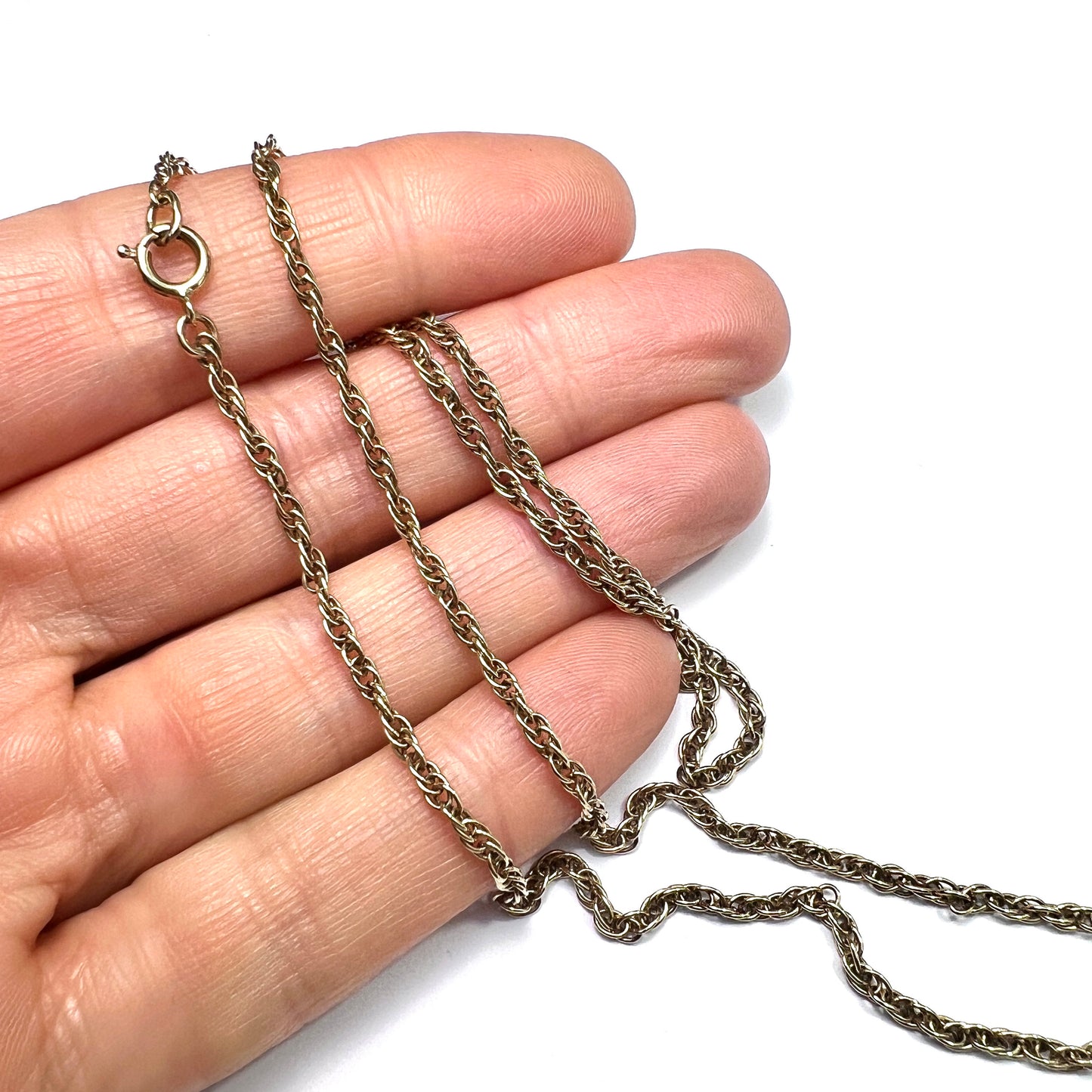 Vintage 9CT Gold Prince of Wales Chain Necklace
