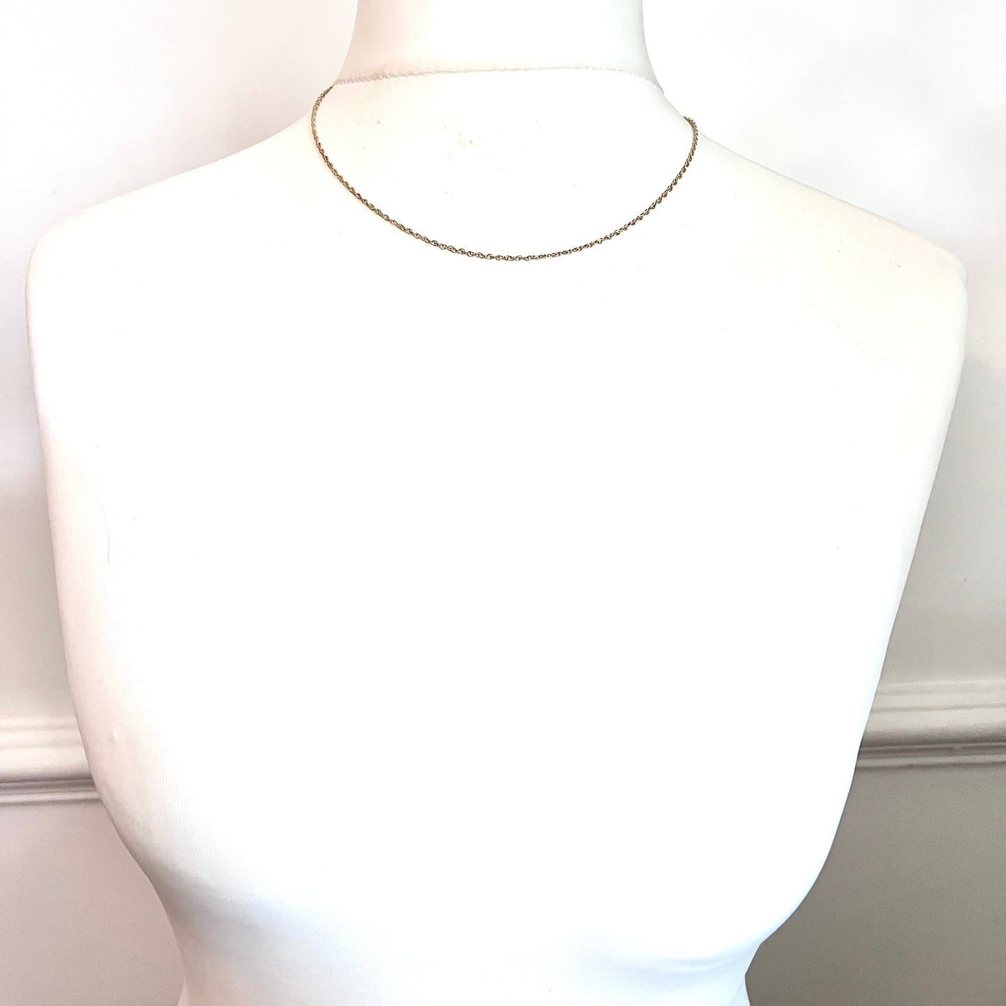 Vintage 9CT Gold Prince of Wales Chain Necklace