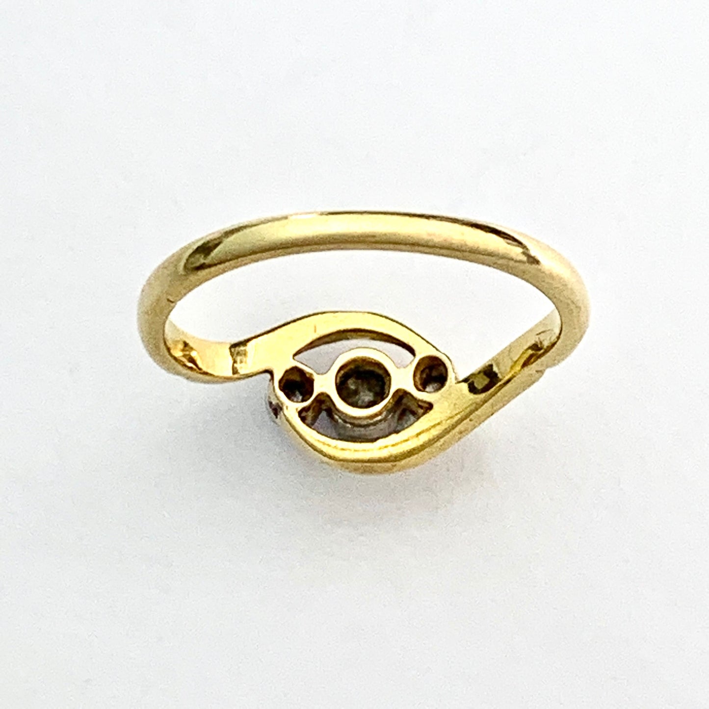 Edwardian 18CT Gold Three-Stone Diamond Ring