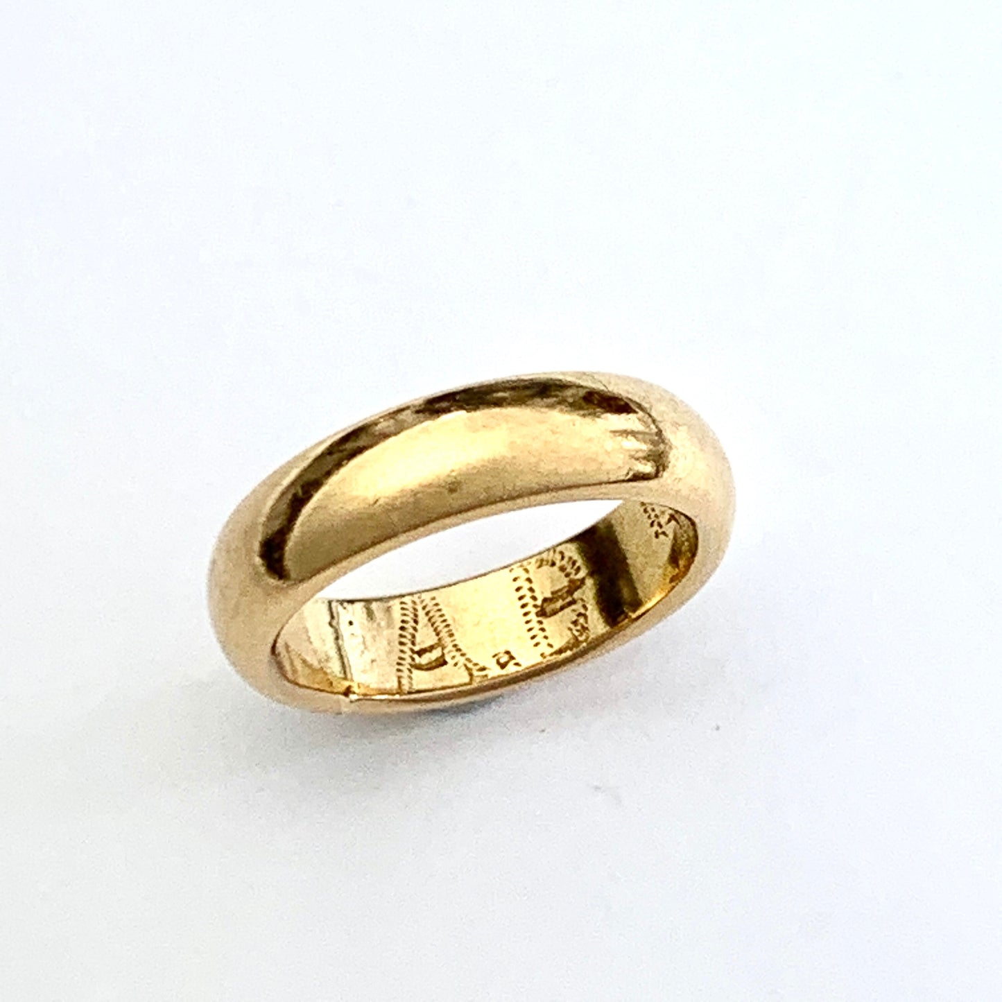 Vintage 22CT Rosy Gold Wedding Ring