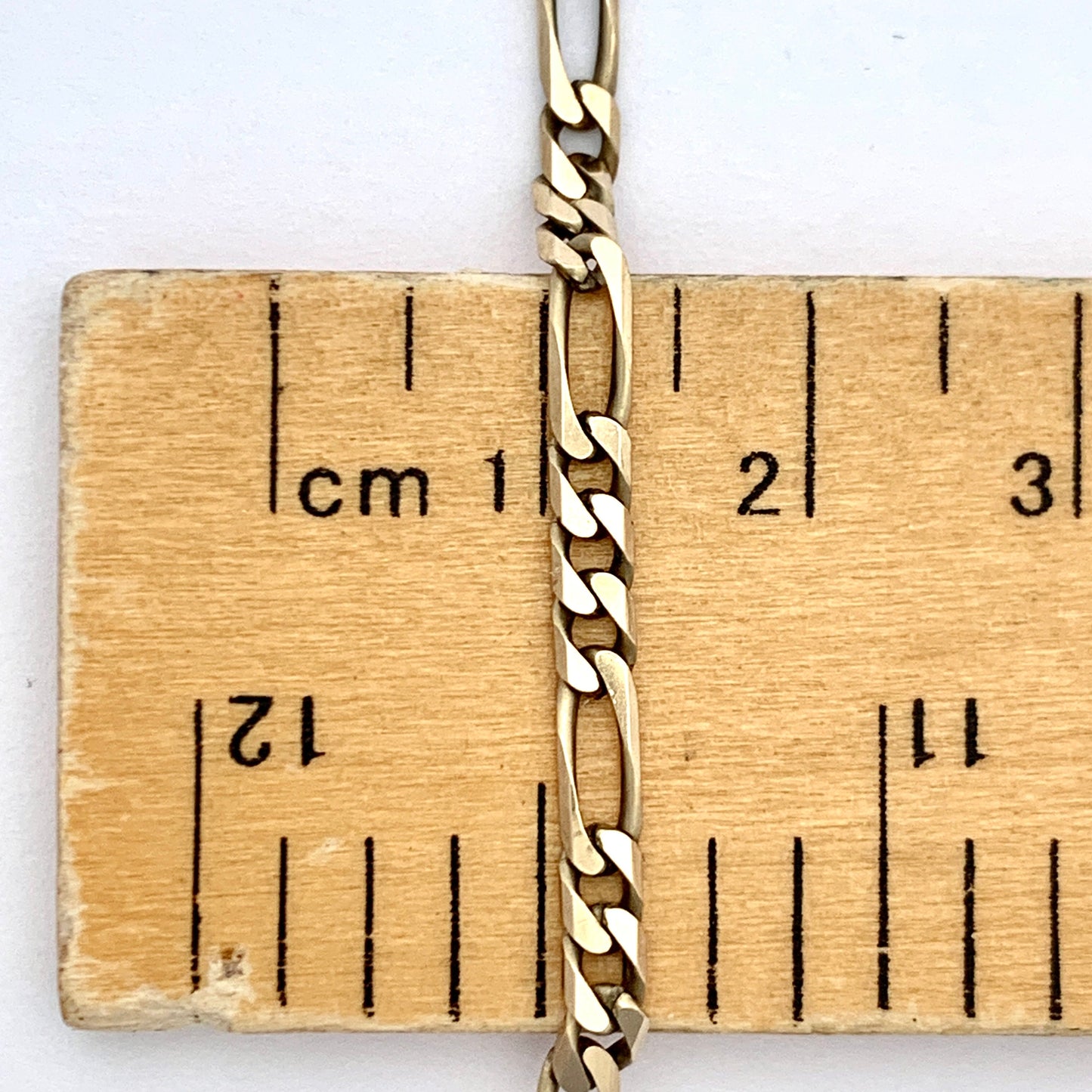 Vintage 9CT Gold Figaro Chain Necklace