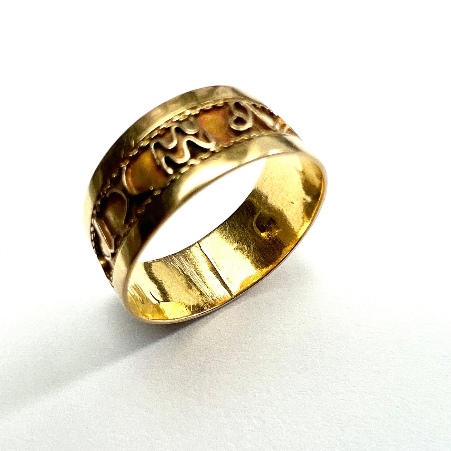 Georgian 18CT Gold Zodiac Ring