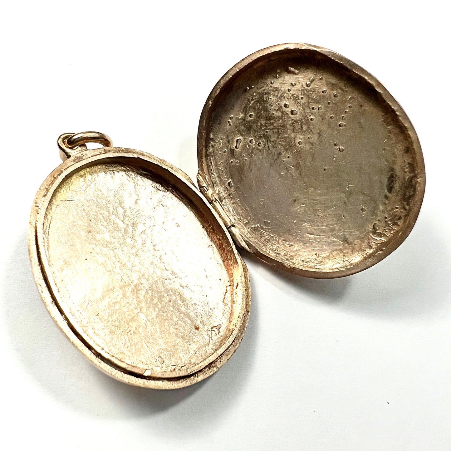 Large Victorian Rolled Gold Cross Locket Pendant