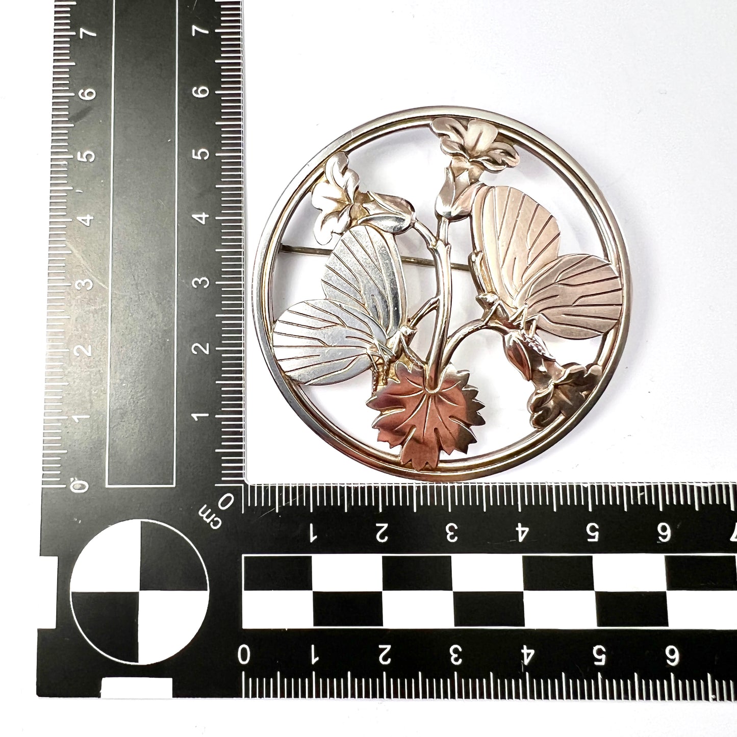 Vintage Arno Malinowski for Georg Jensen Moonlight Blossom Brooch